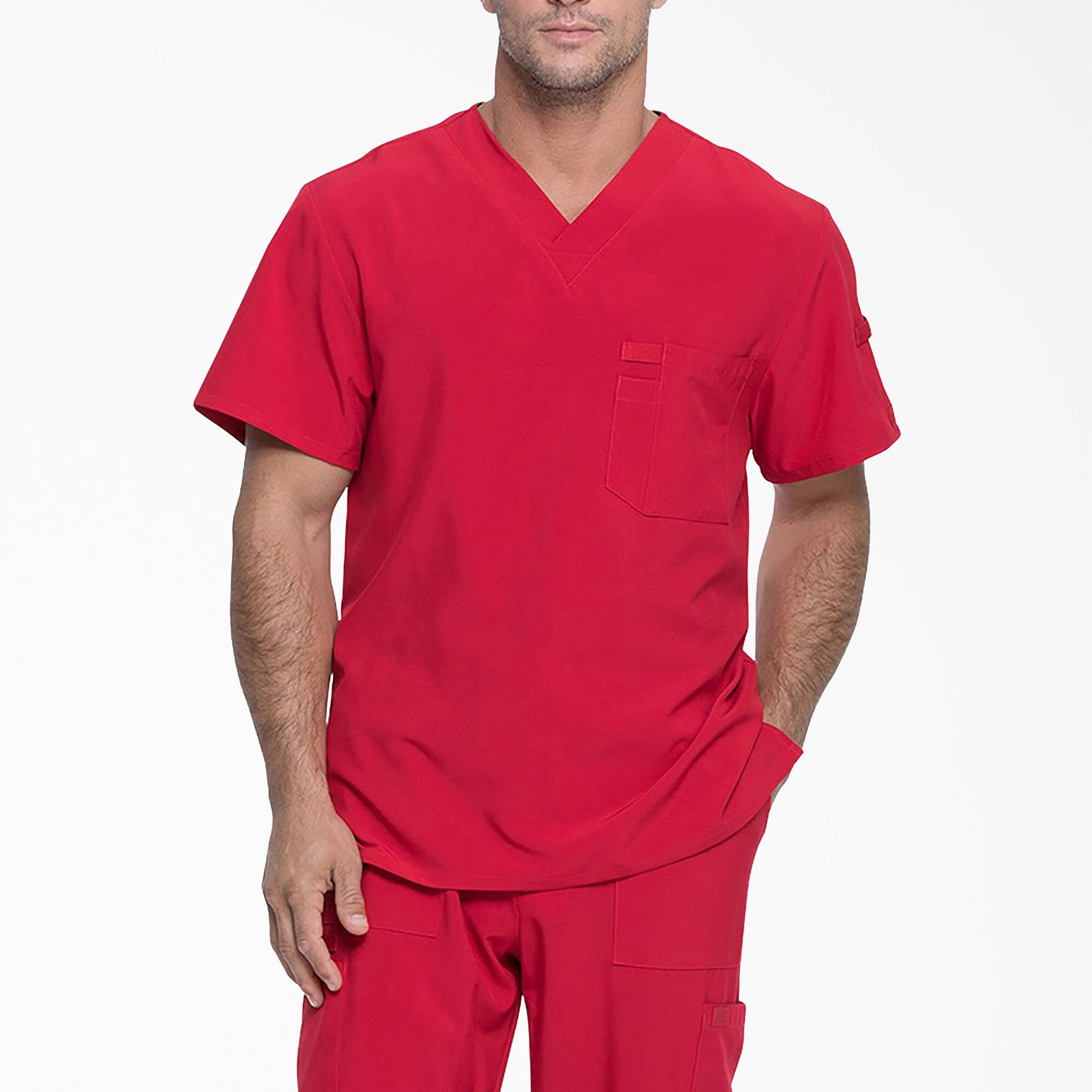 Men's EDS Essentials Tuckable V-Neck Scrub Top | Dickies outlet