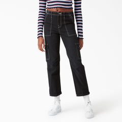 Women's Skinny Fit Cuffed Cargo Pants | Dickies on sale