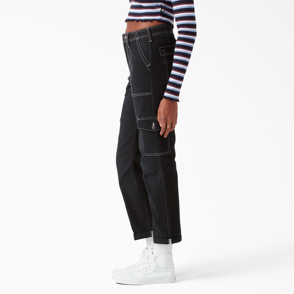 Women's Skinny Fit Cuffed Cargo Pants | Dickies on sale