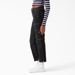 Women's Skinny Fit Cuffed Cargo Pants | Dickies on sale