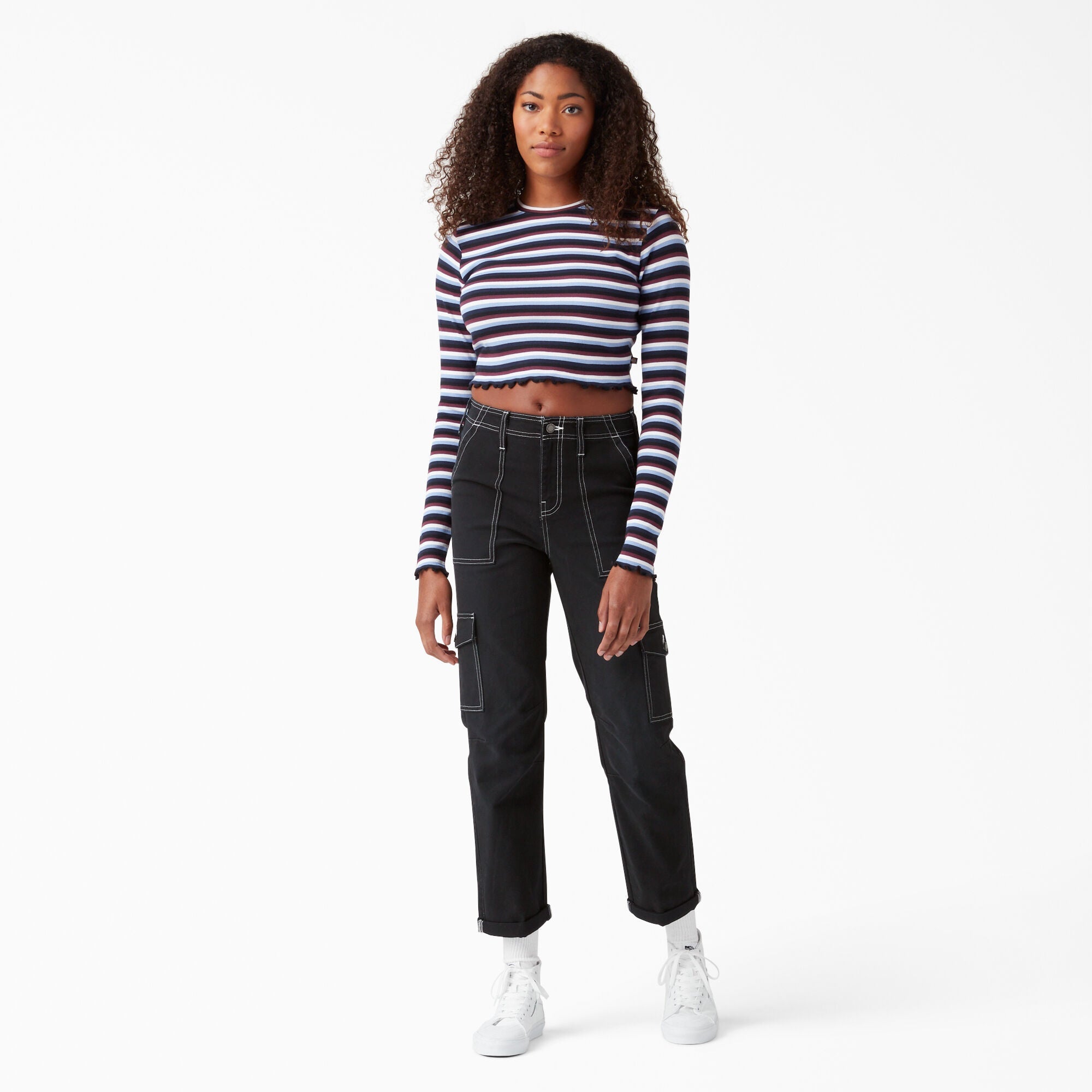 Women's Skinny Fit Cuffed Cargo Pants | Dickies on sale
