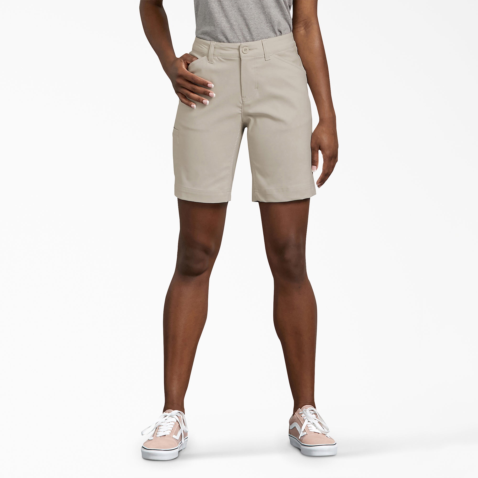 Women's Cooling Relaxed Fit Shorts, 9" | Dickies online