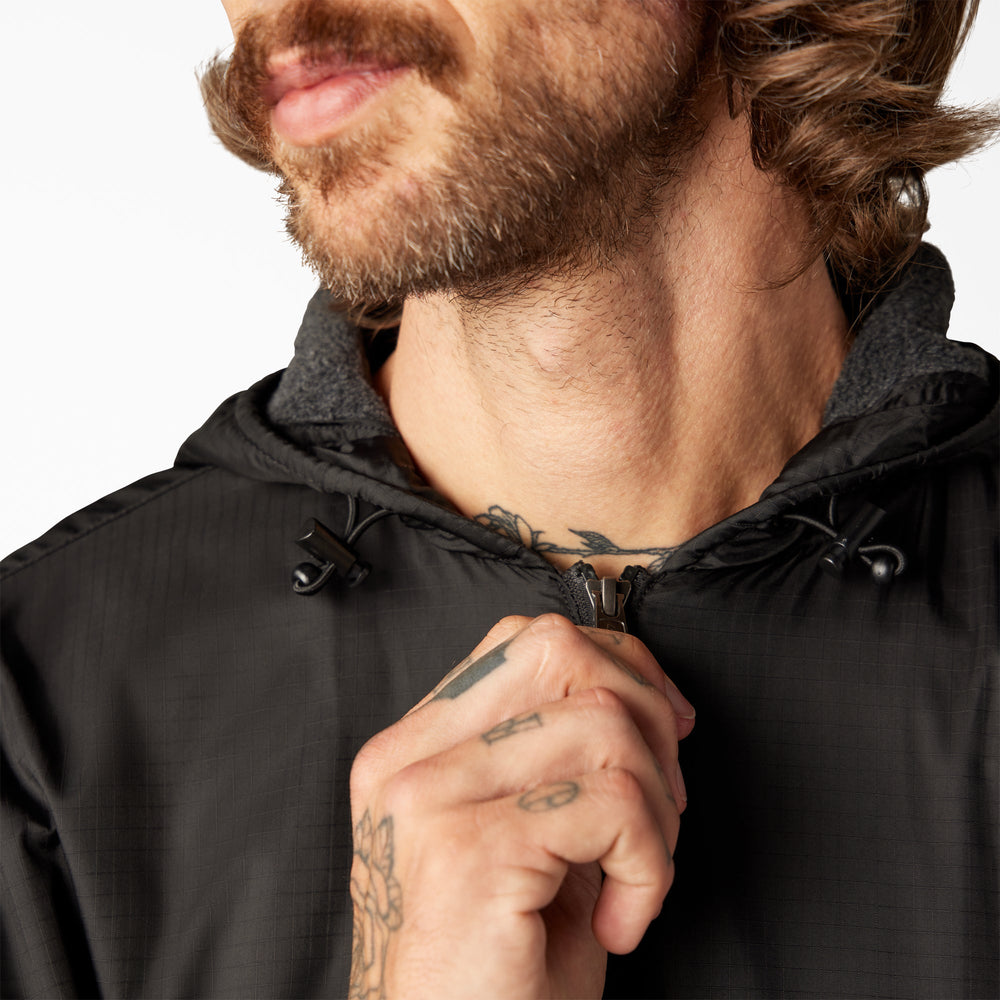Fleece Lined Nylon Hooded Jacket | Dickies on sale