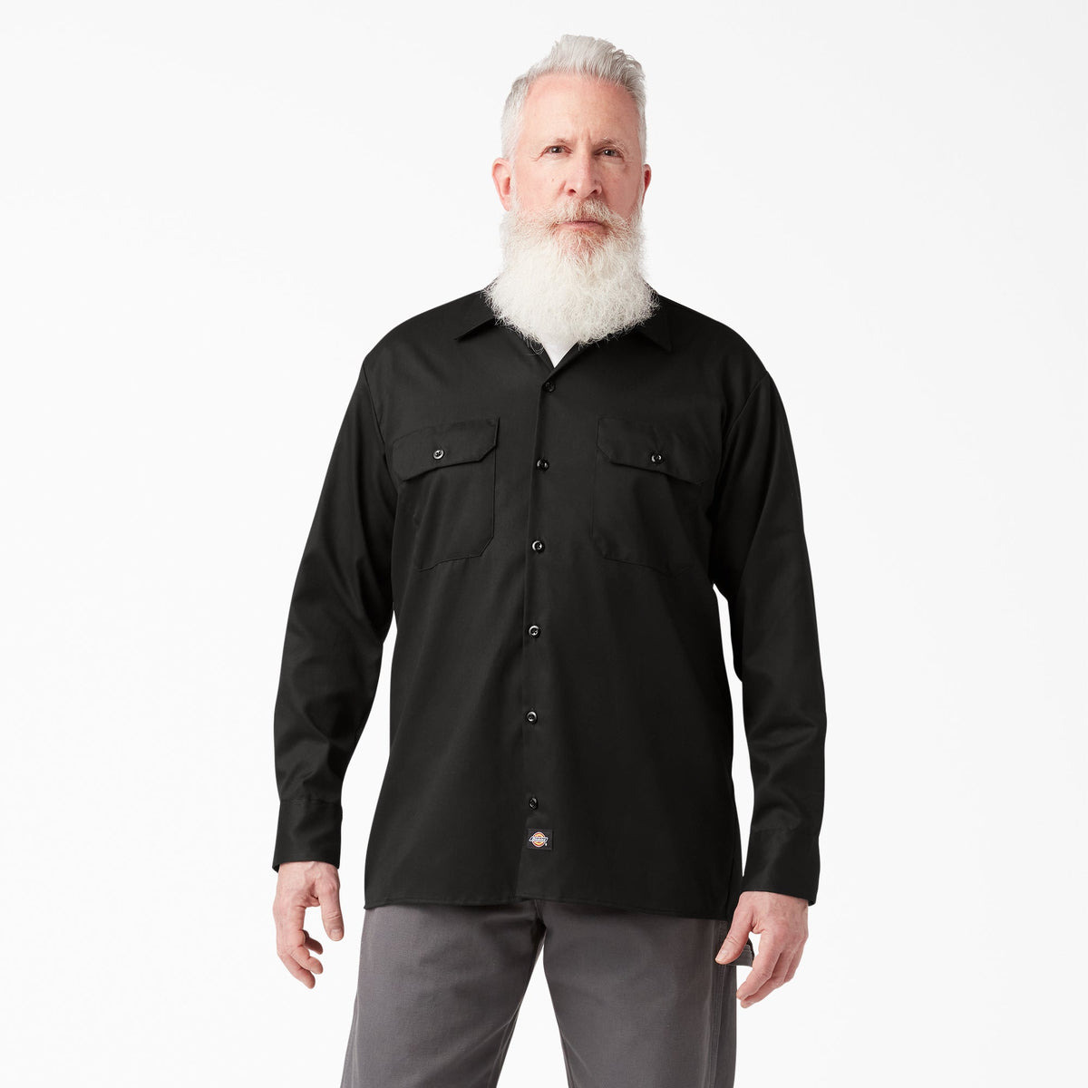 FLEX Relaxed Fit Long Sleeve Work Shirt | Dickies online shop
