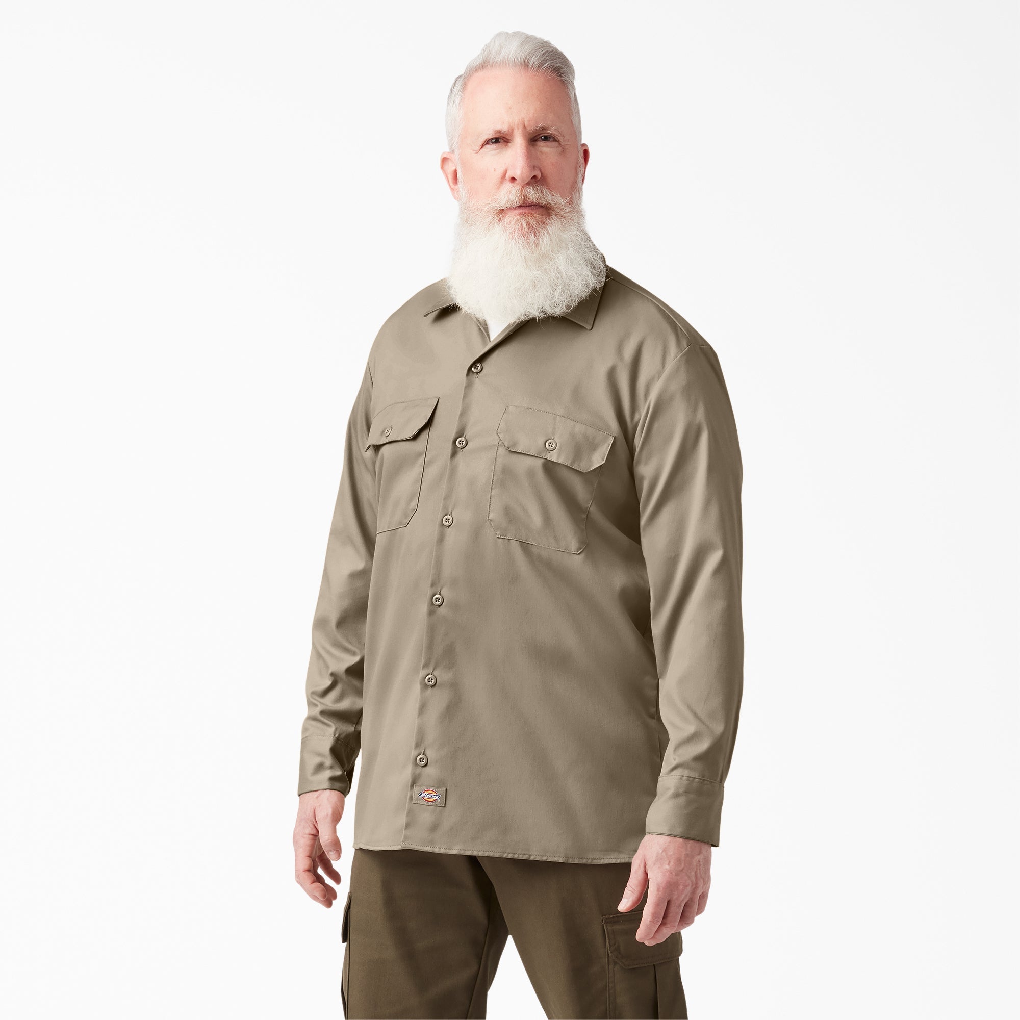 FLEX Relaxed Fit Long Sleeve Work Shirt | Dickies online shop
