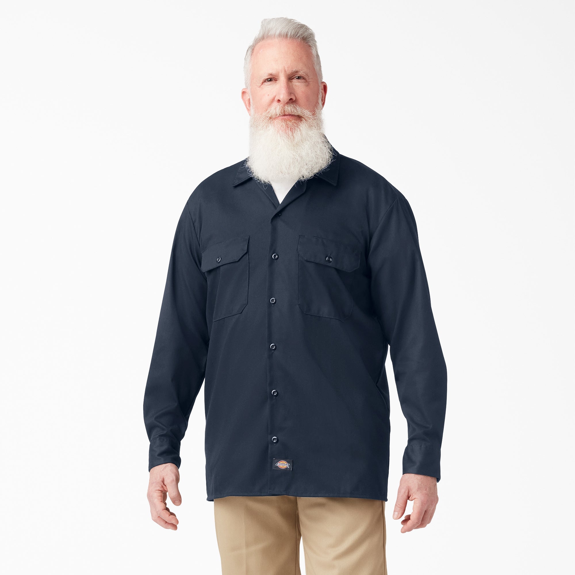 FLEX Relaxed Fit Long Sleeve Work Shirt | Dickies online shop