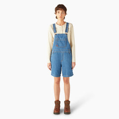 Women's Relaxed Fit Bib Shortalls, 7" | Dickies near me