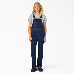 Women's Straight Fit Denim Double Front Bib Overalls | Dickies US