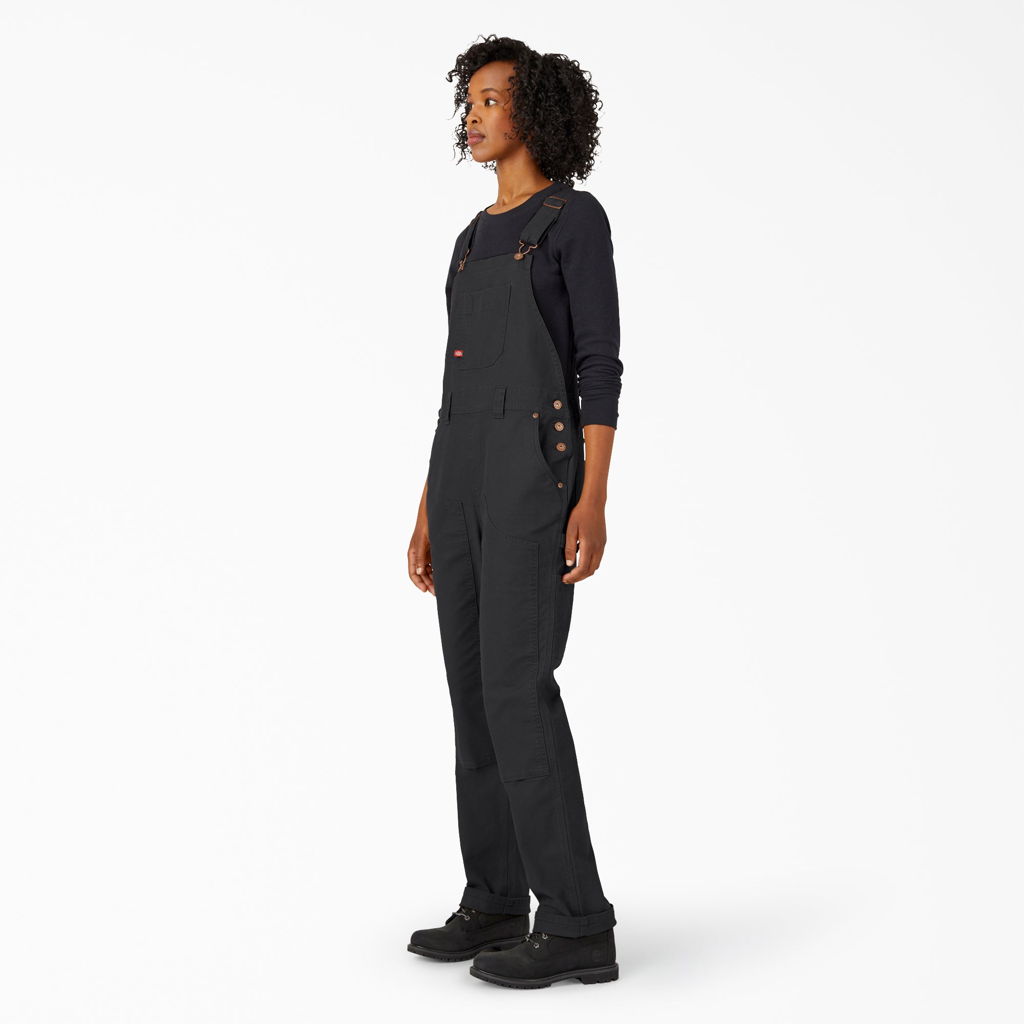 Women's Straight Fit Duck Double Front Bib Overalls | Dickies outlet