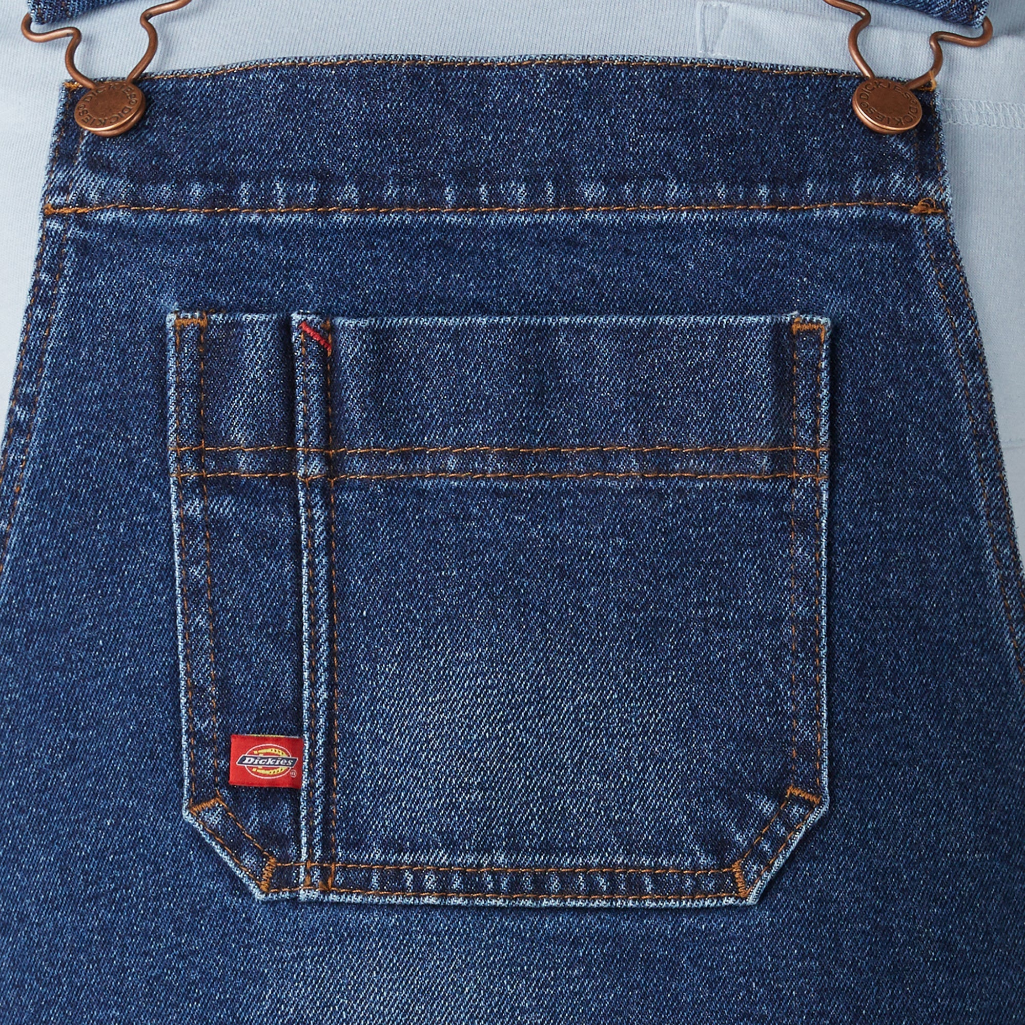 Women's Denim Boyfriend Fit Bib Overalls | Dickies online