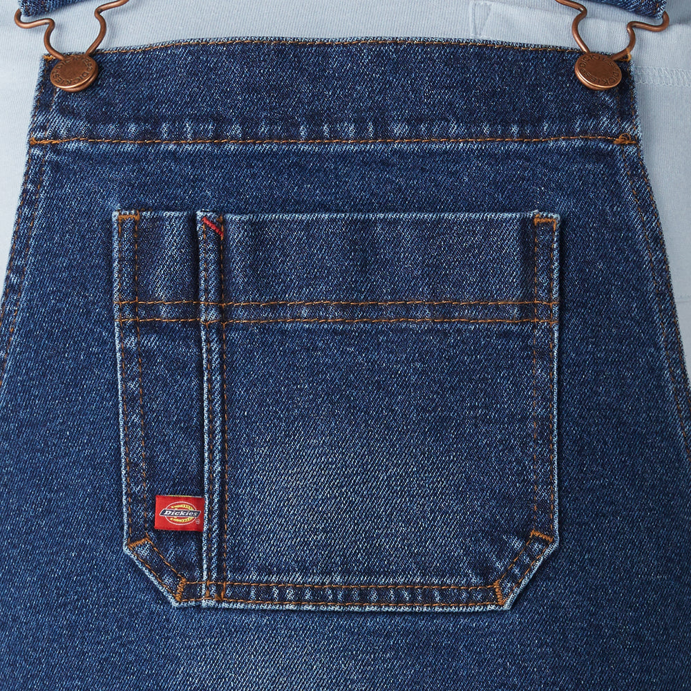 Women's Denim Boyfriend Fit Bib Overalls | Dickies online