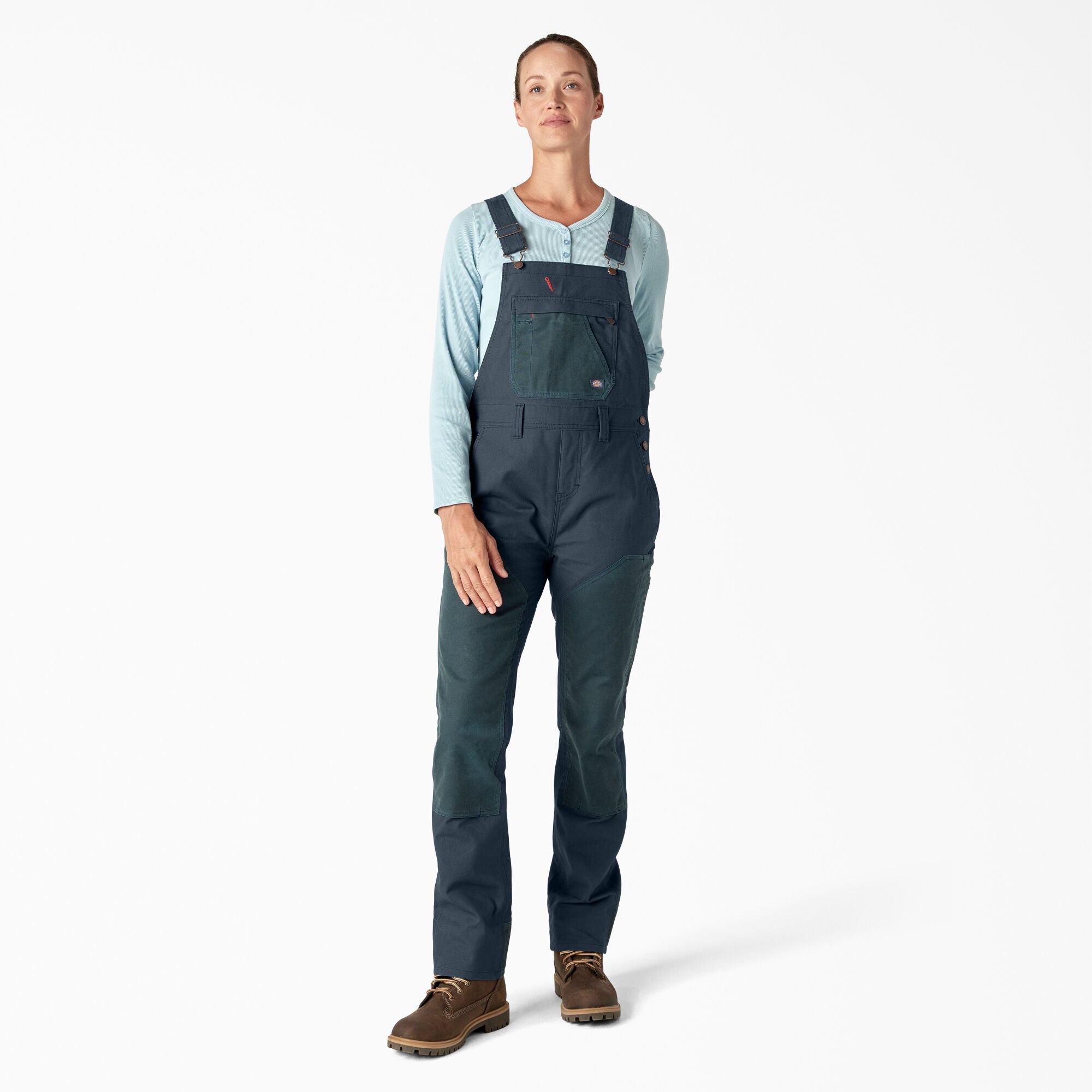 Women's Relaxed Fit Waxed Canvas Bib Overalls | Dickies online shop