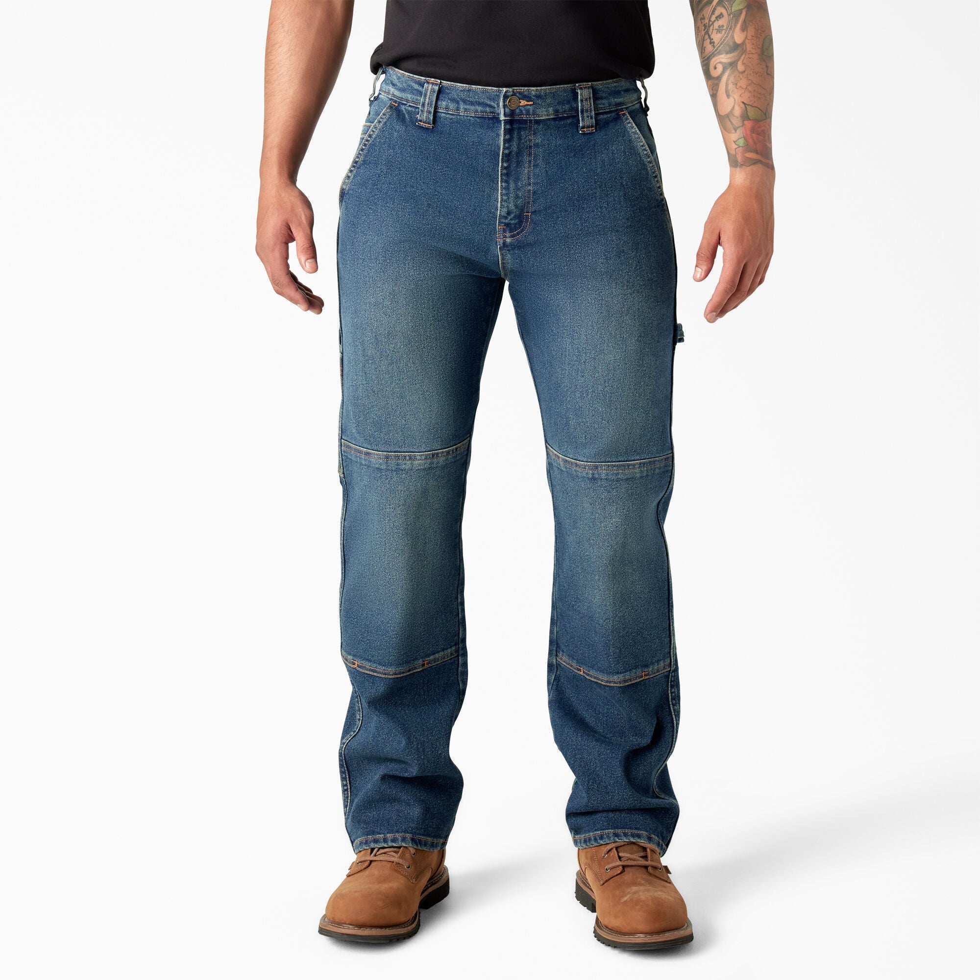 FLEX Relaxed Fit Double Knee Jeans | Dickies on sale