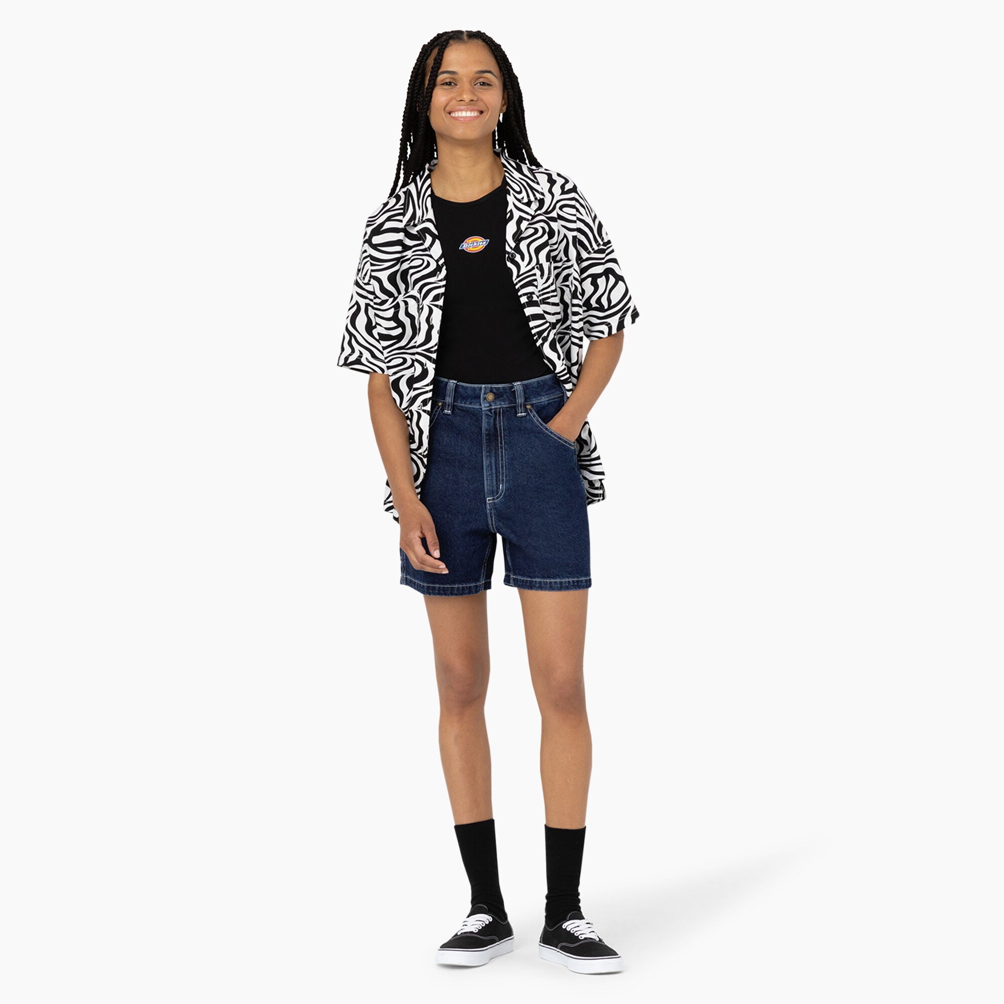 Women's Carpenter Jean Shorts, 5" | Dickies sale
