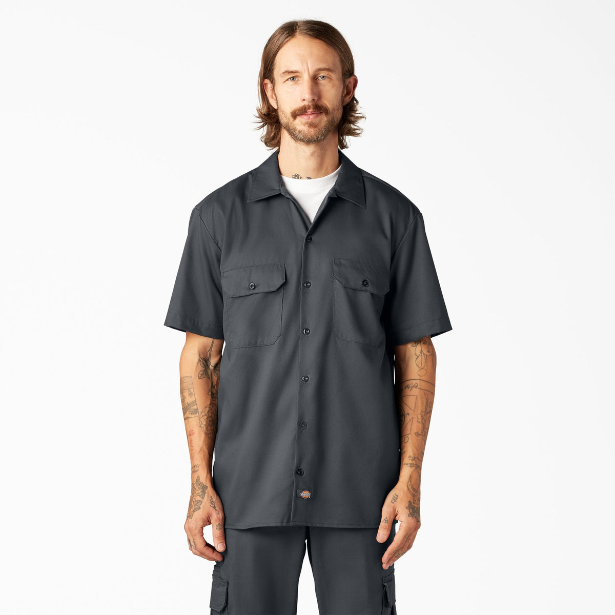 FLEX Relaxed Fit Short Sleeve Work Shirt | Dickies near me