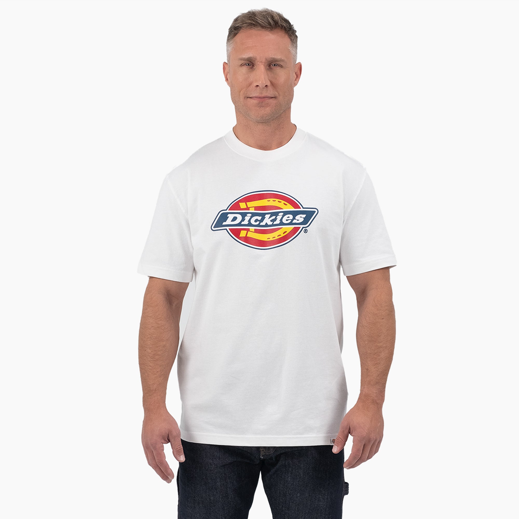 Short Sleeve Tri-Color Logo Graphic T-Shirt | Dickies for sale
