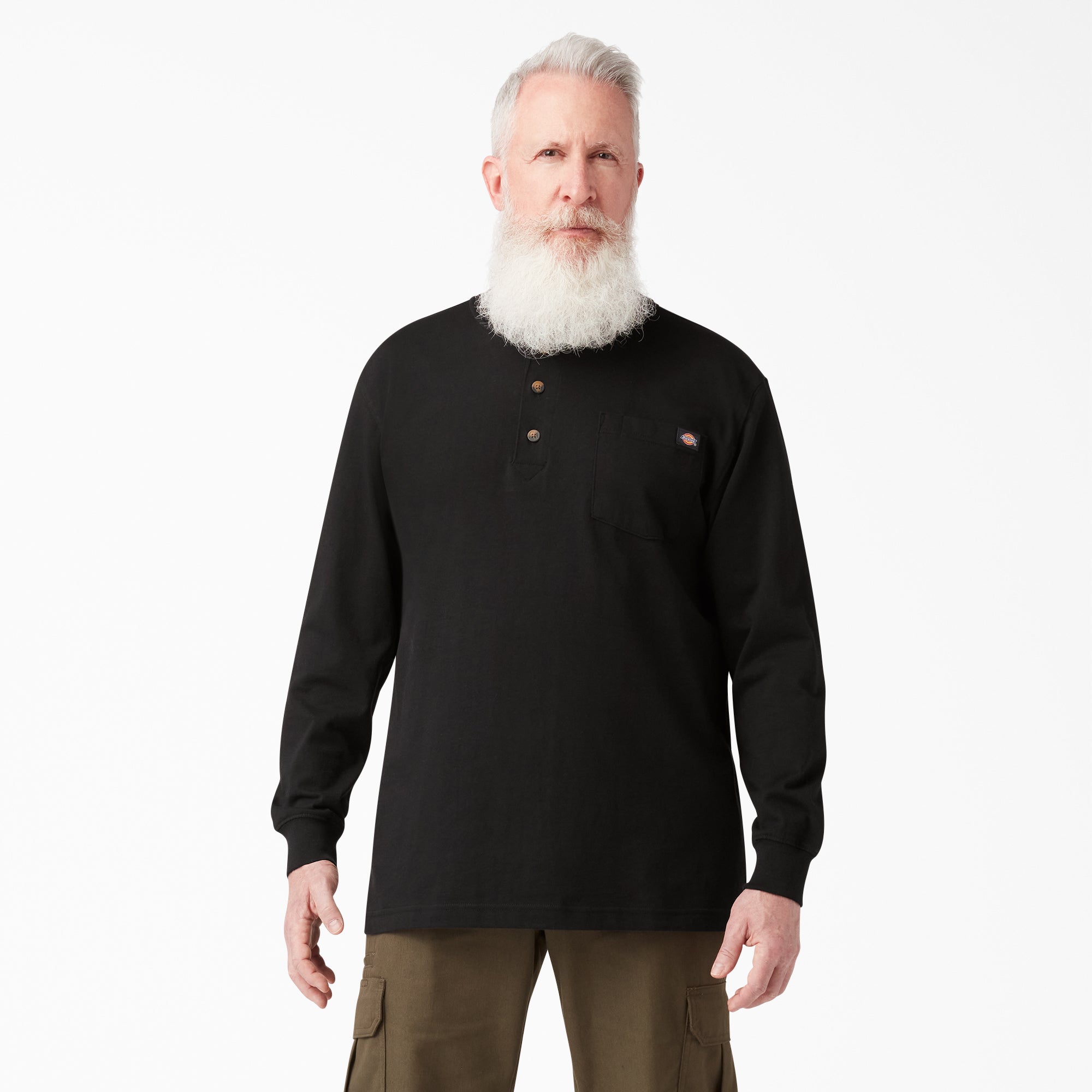 Heavyweight Long Sleeve Henley T-Shirt | Dickies US