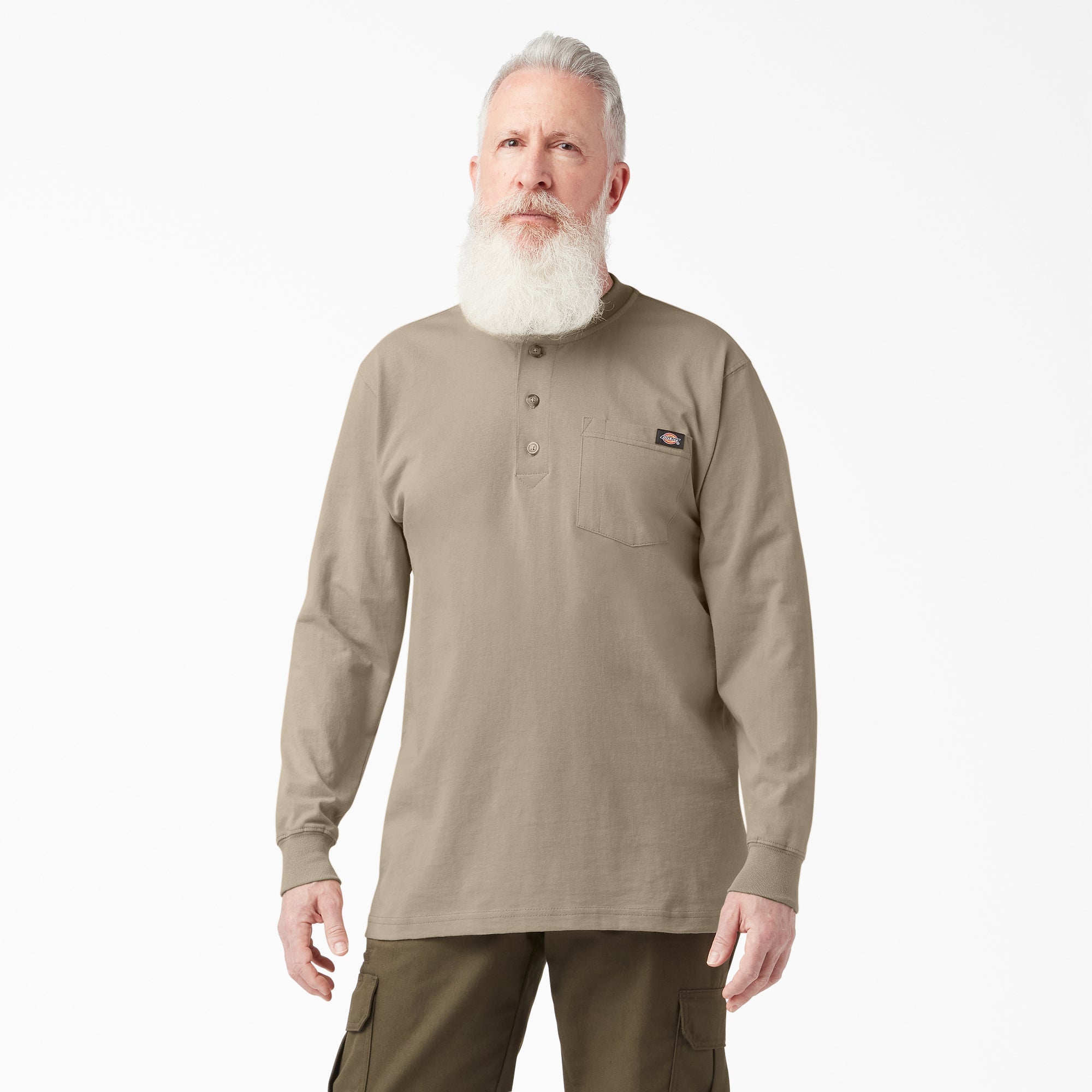 Heavyweight Long Sleeve Henley T-Shirt | Dickies US