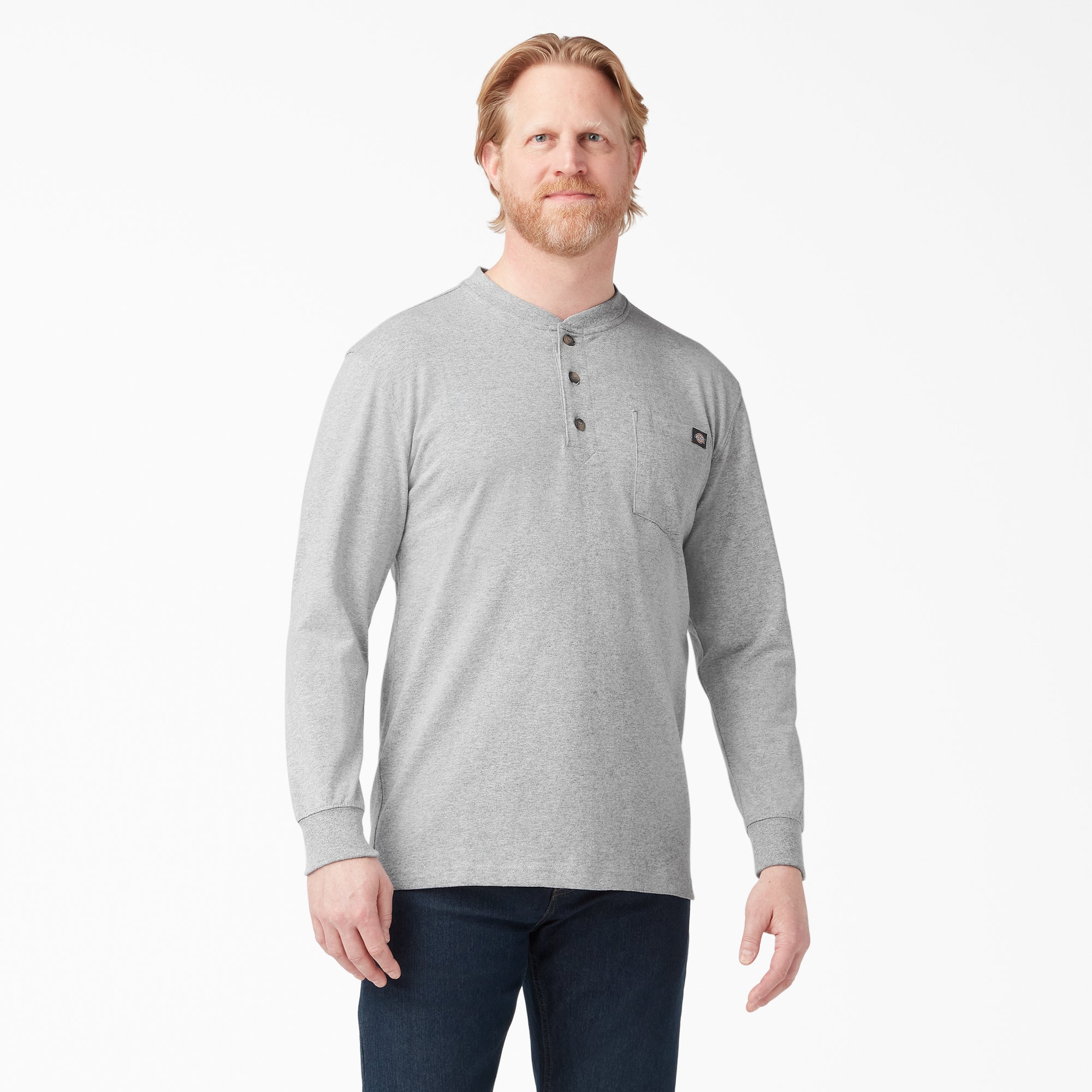Heavyweight Long Sleeve Henley T-Shirt | Dickies US