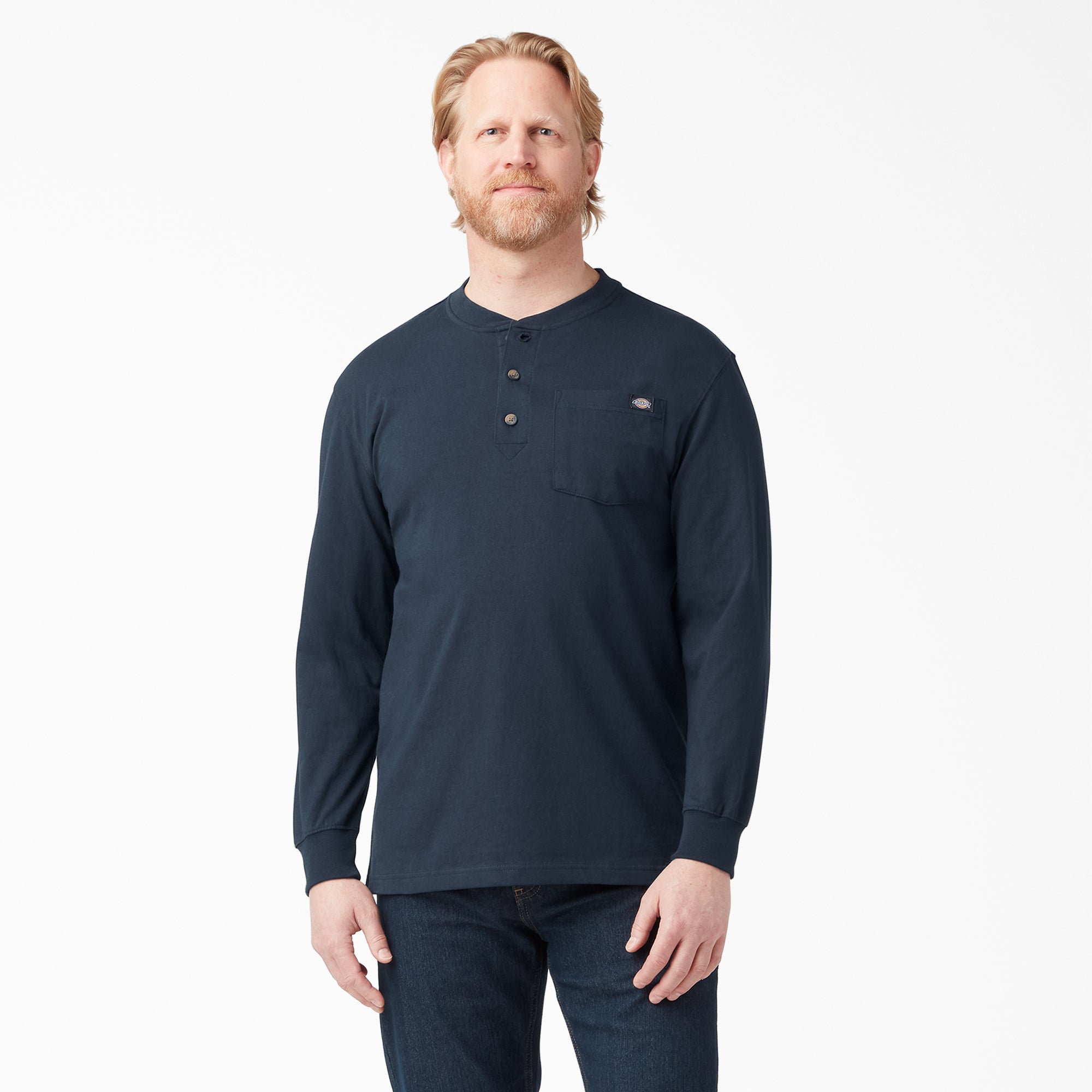 Heavyweight Long Sleeve Henley T-Shirt | Dickies US