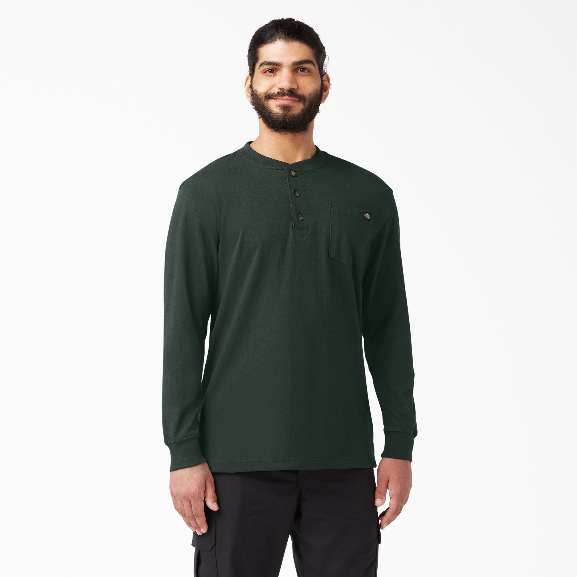 Heavyweight Long Sleeve Henley T-Shirt | Dickies US
