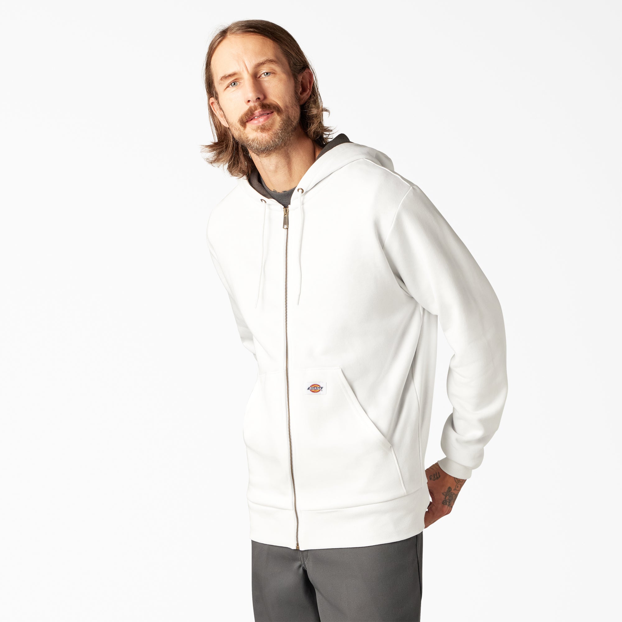 Thermal Lined Fleece Zip Hoodie | Dickies discount