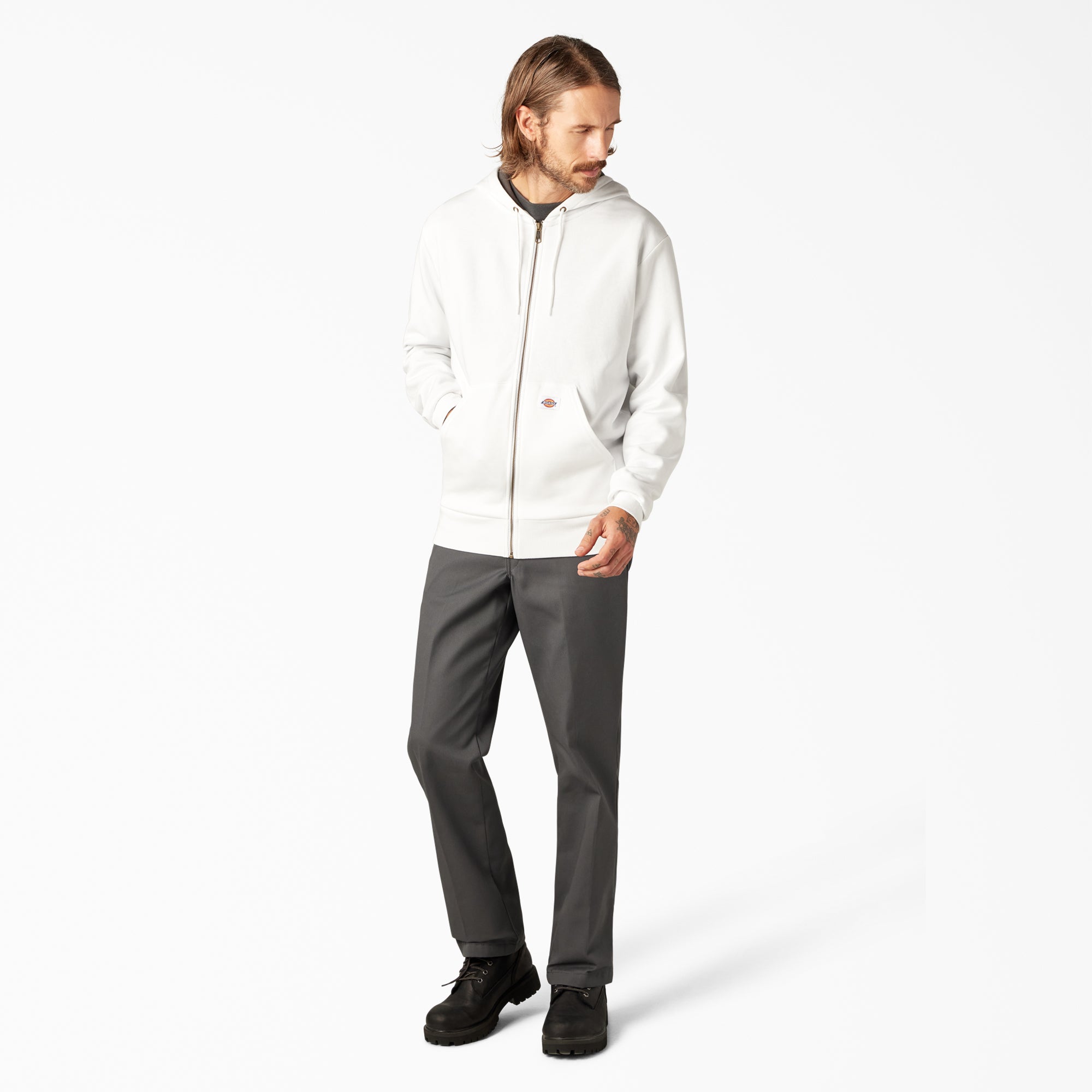 Thermal Lined Fleece Zip Hoodie | Dickies discount