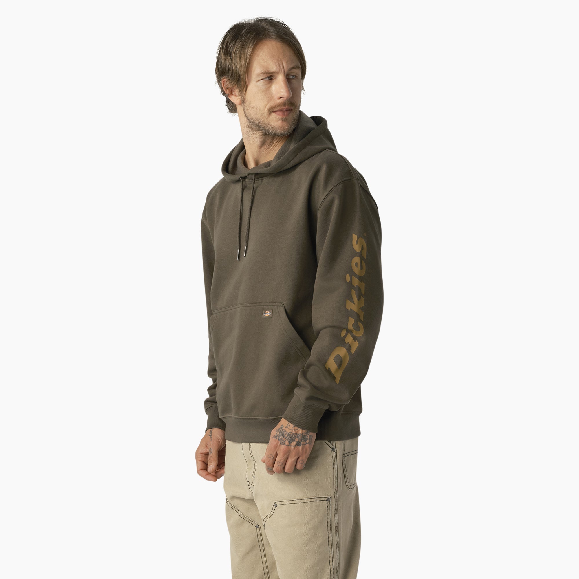 Water Repellent Sleeve Logo Hoodie | Dickies near me