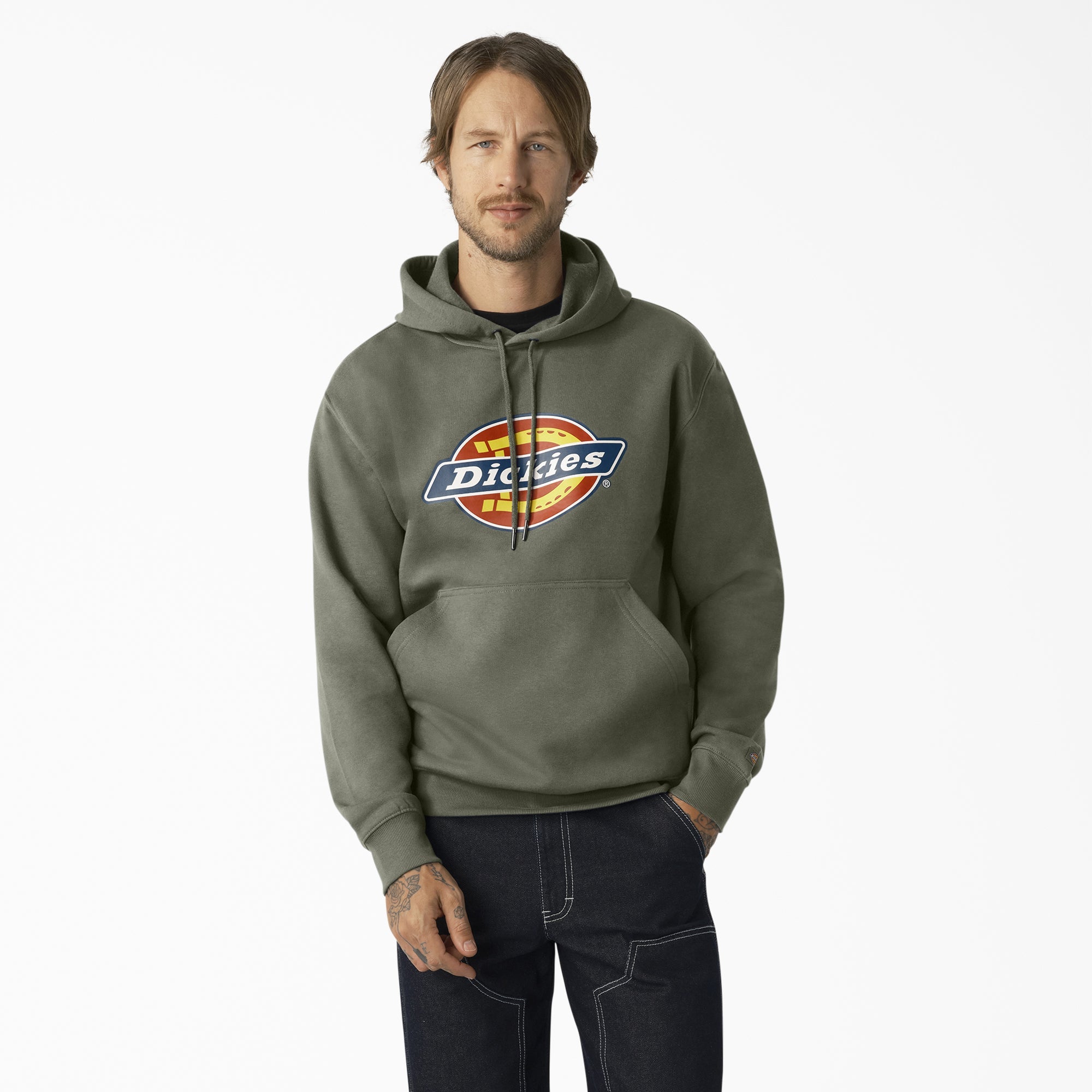 Water Repellent Logo Hoodie | Dickies outlet