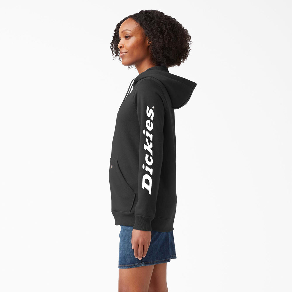 Women's Water Repellent Sleeve Logo Hoodie | Dickies sale