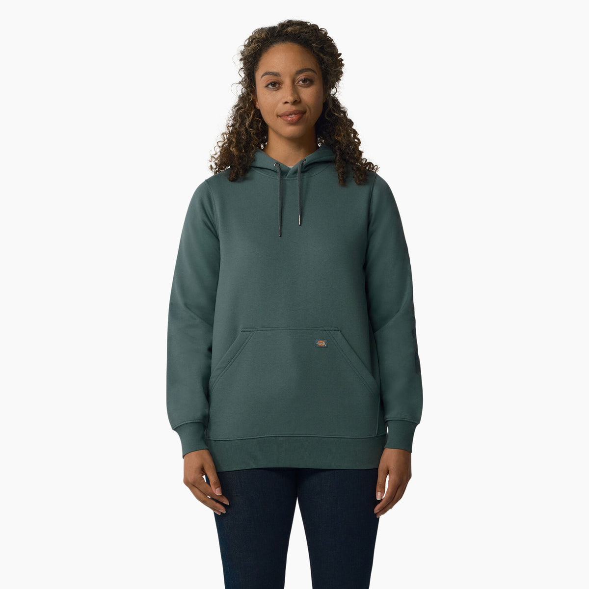 Women's Water Repellent Sleeve Logo Hoodie | Dickies sale