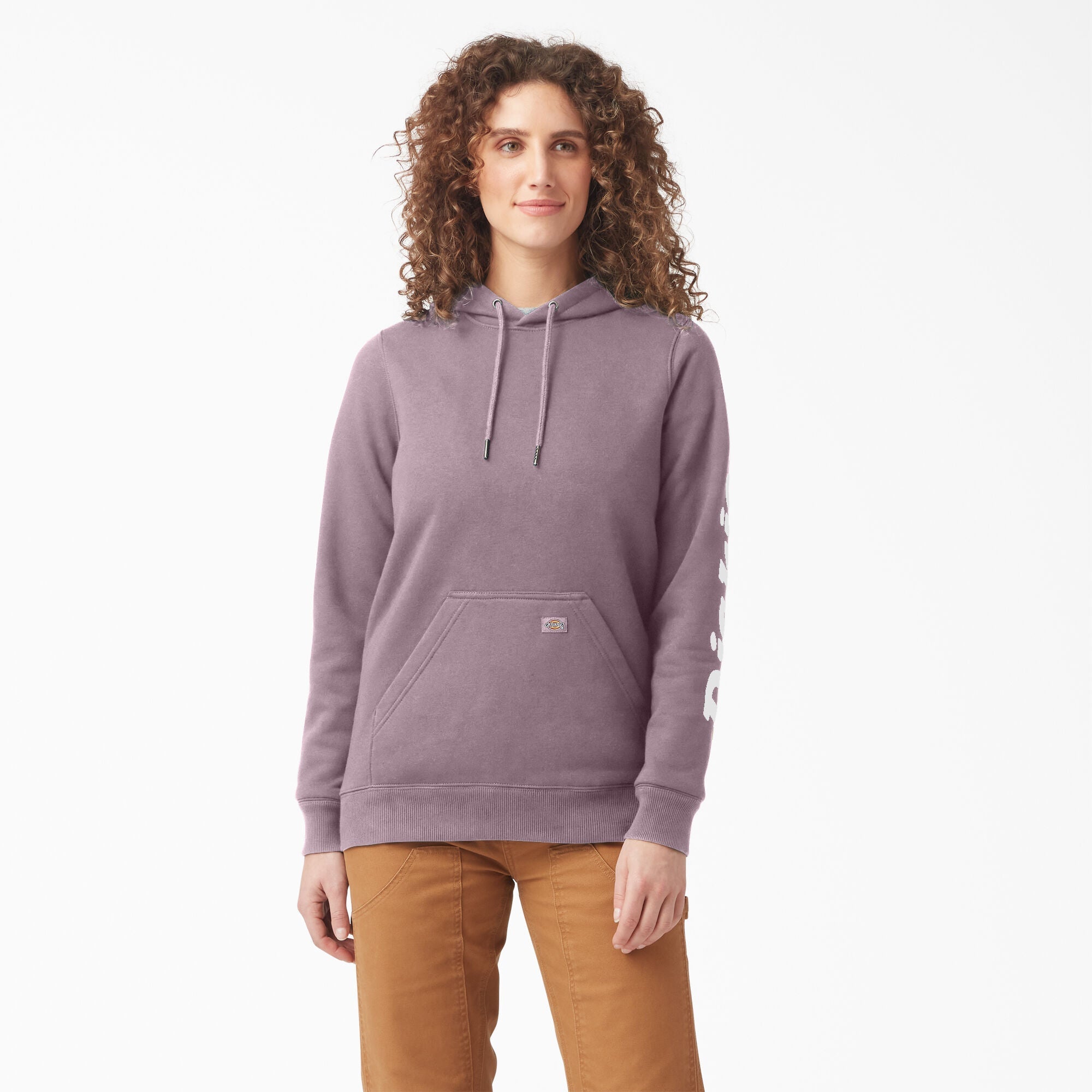 Women's Water Repellent Sleeve Logo Hoodie | Dickies sale