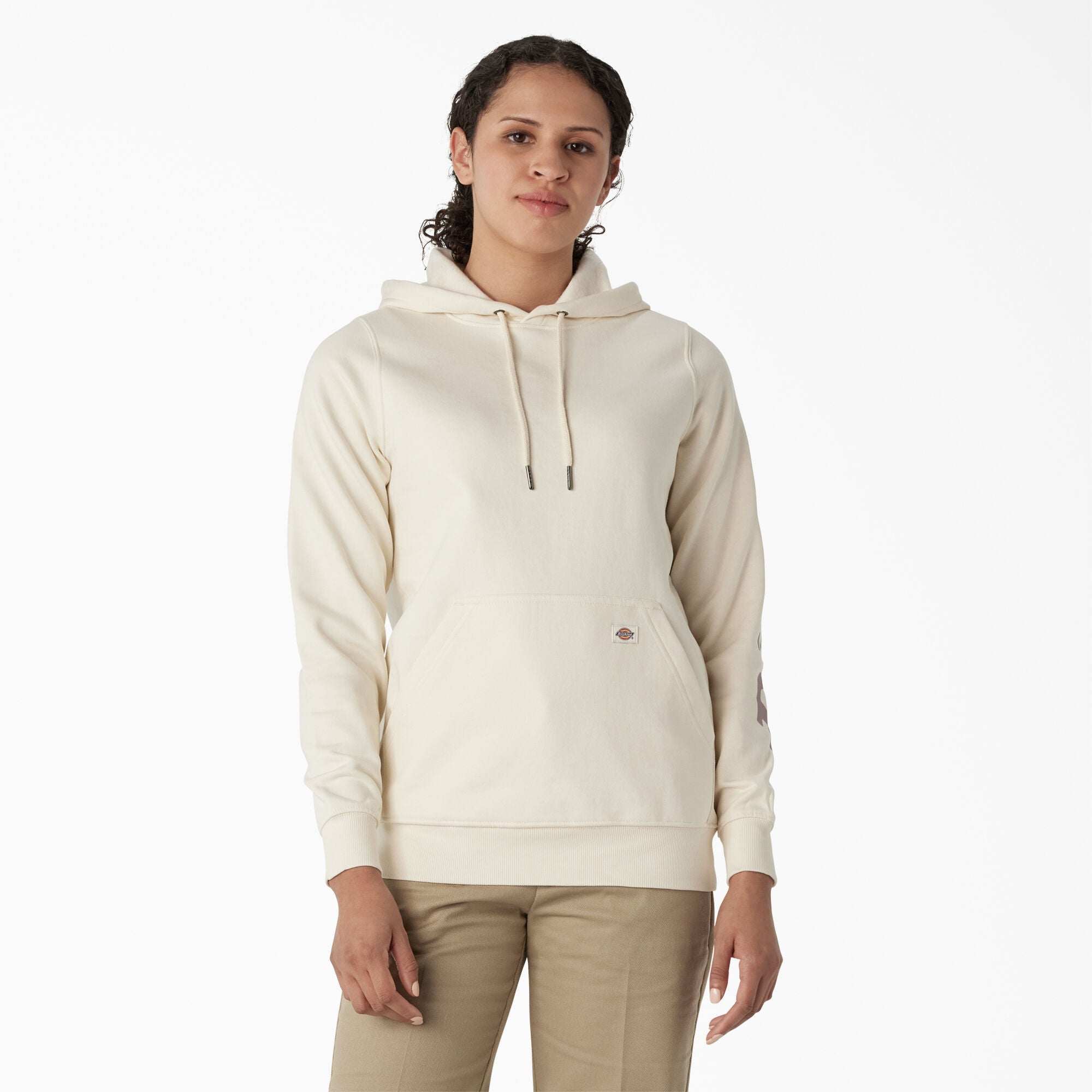 Women's Water Repellent Sleeve Logo Hoodie | Dickies sale