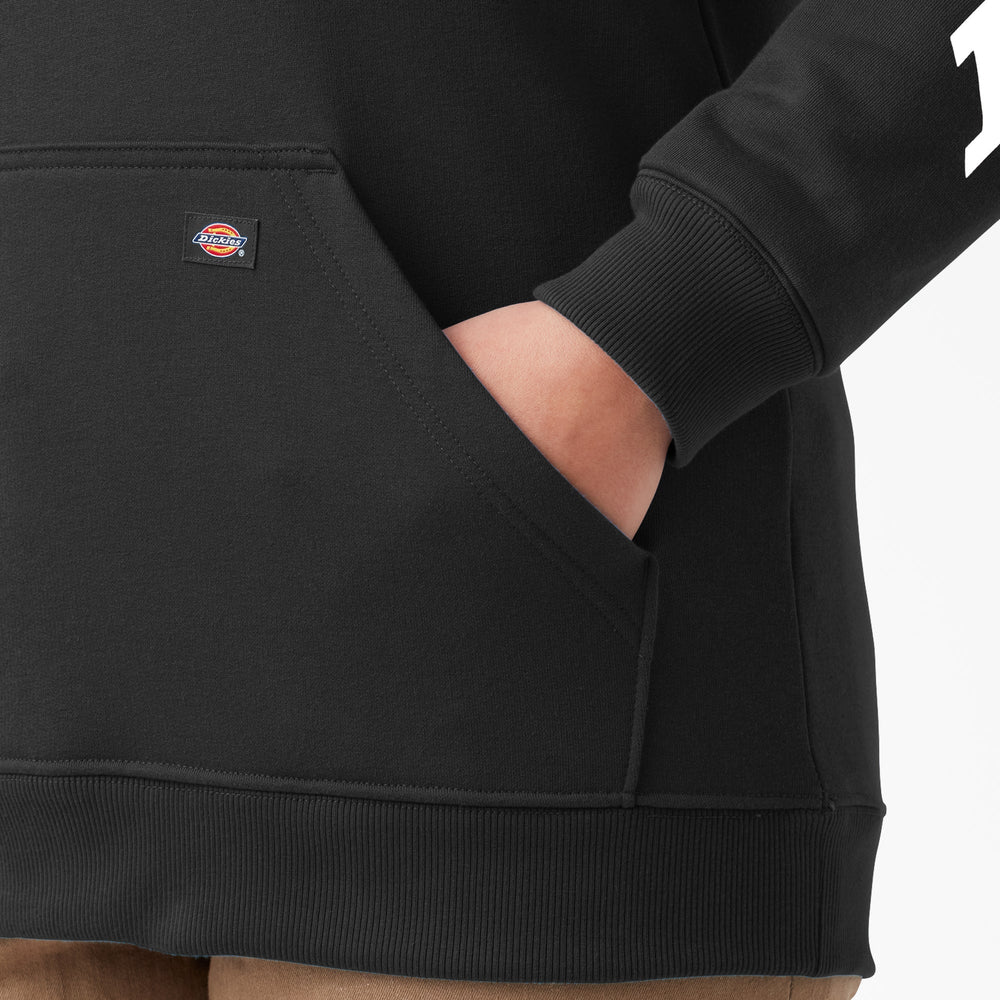 Women's Plus Water Repellent Sleeve Logo Hoodie | Dickies online shop