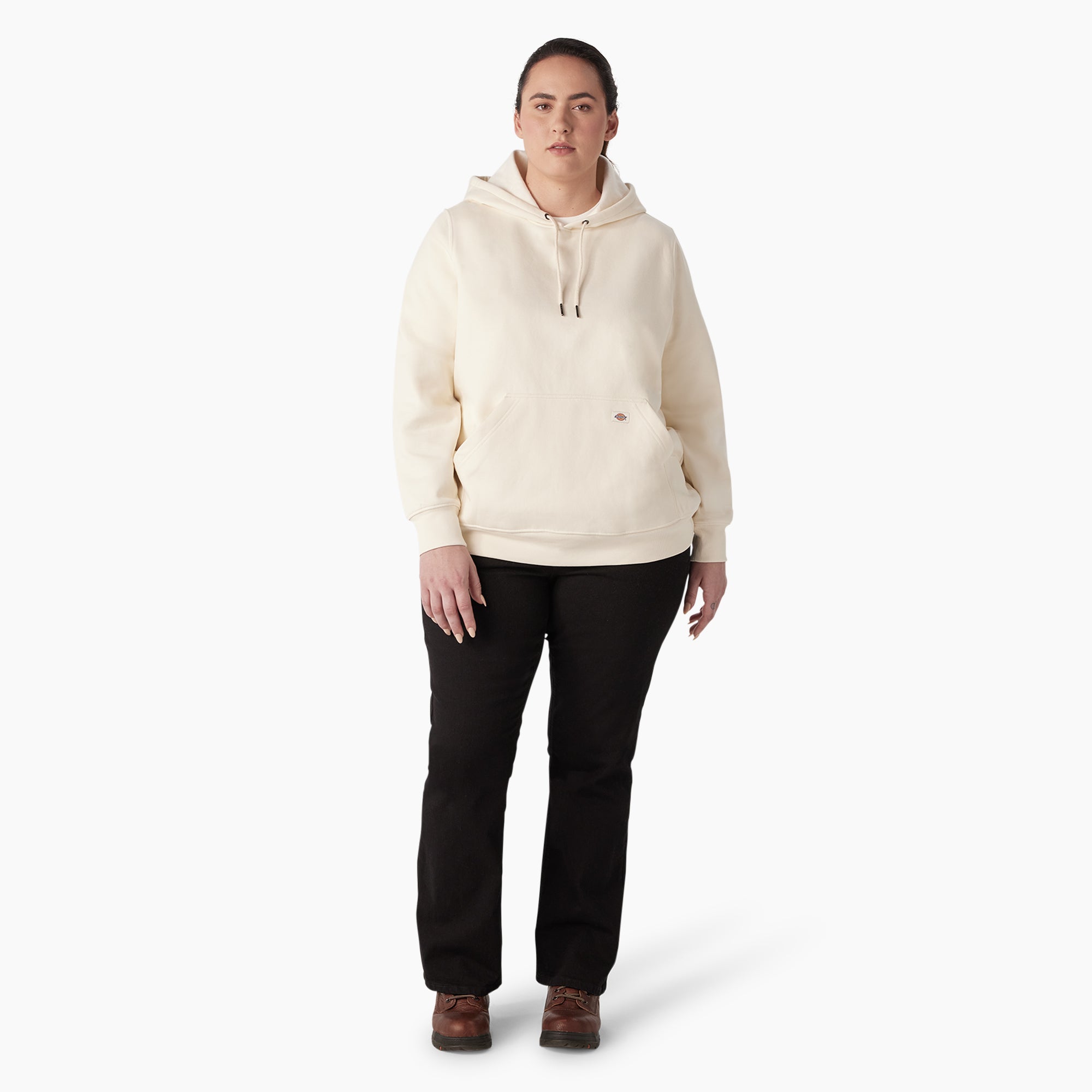 Women's Plus Water Repellent Sleeve Logo Hoodie | Dickies near me