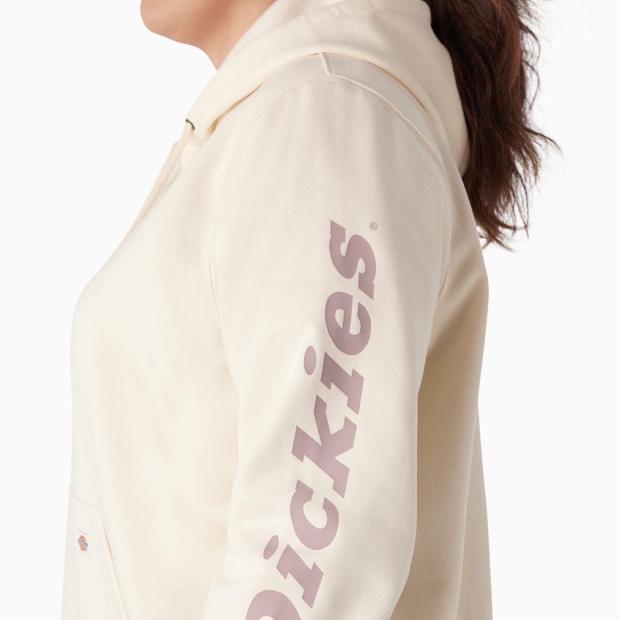 Women's Plus Water Repellent Sleeve Logo Hoodie | Dickies near me