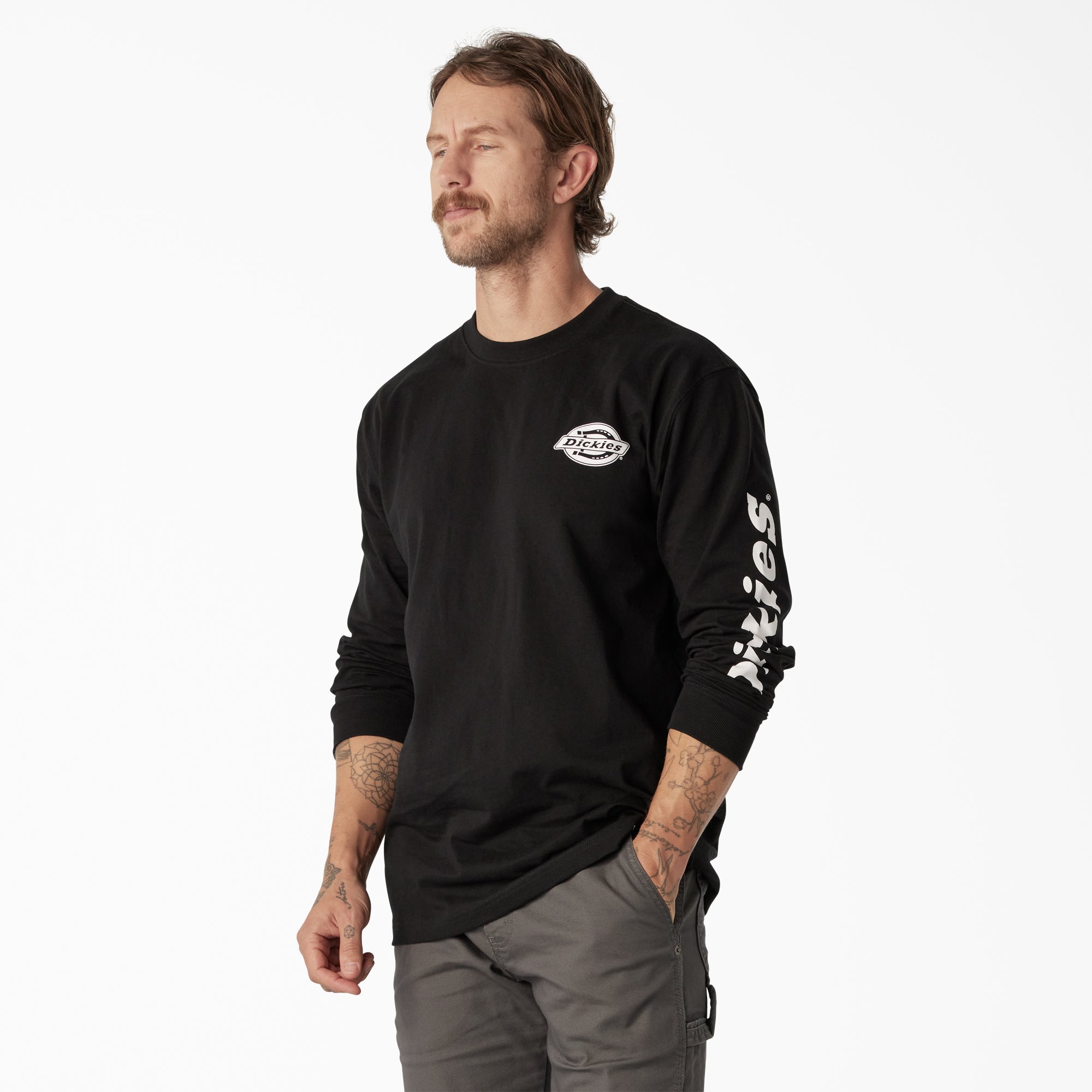 Long Sleeve Heavyweight Logo T-Shirt | Dickies near me