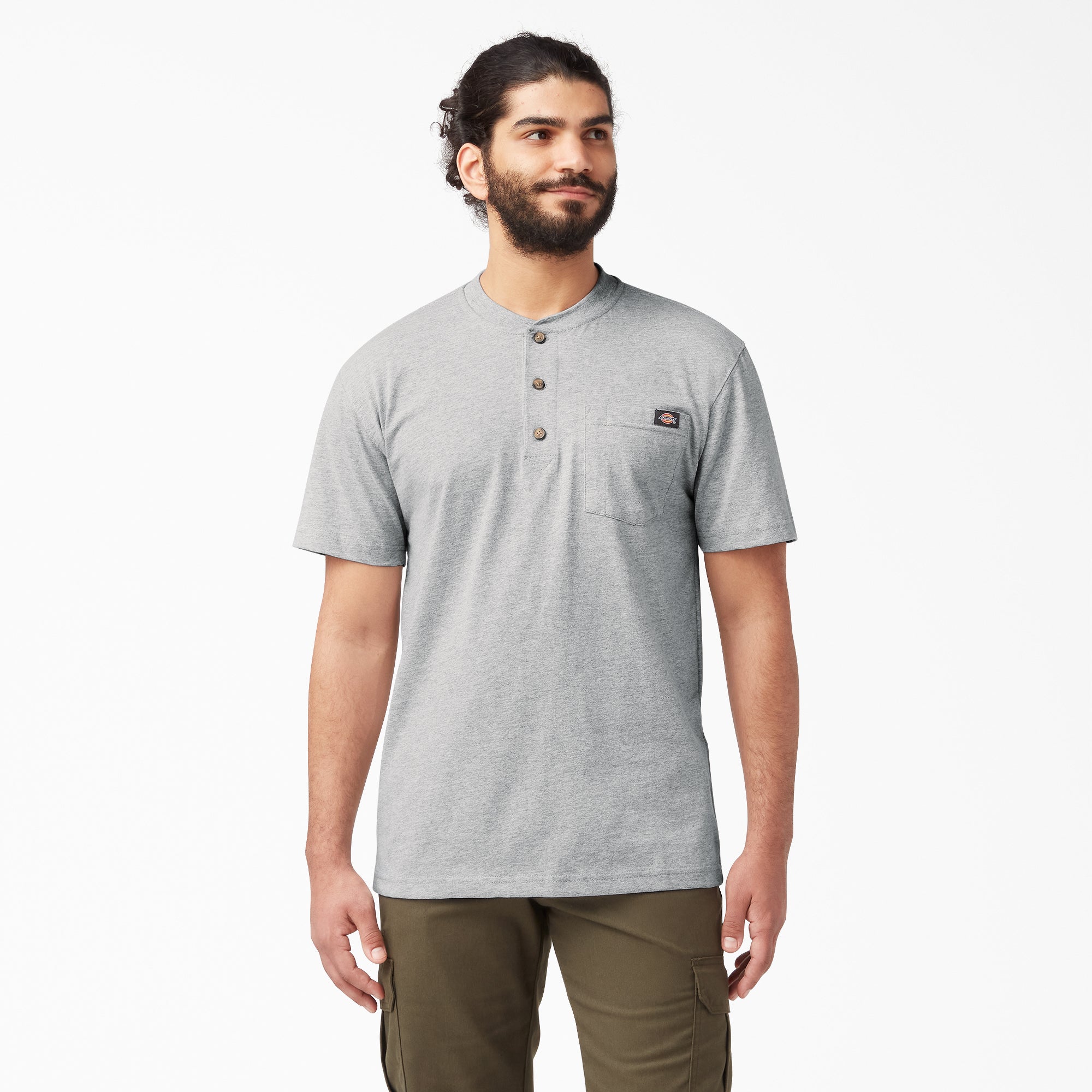 Heavyweight Short Sleeve Henley T-Shirt | Dickies US