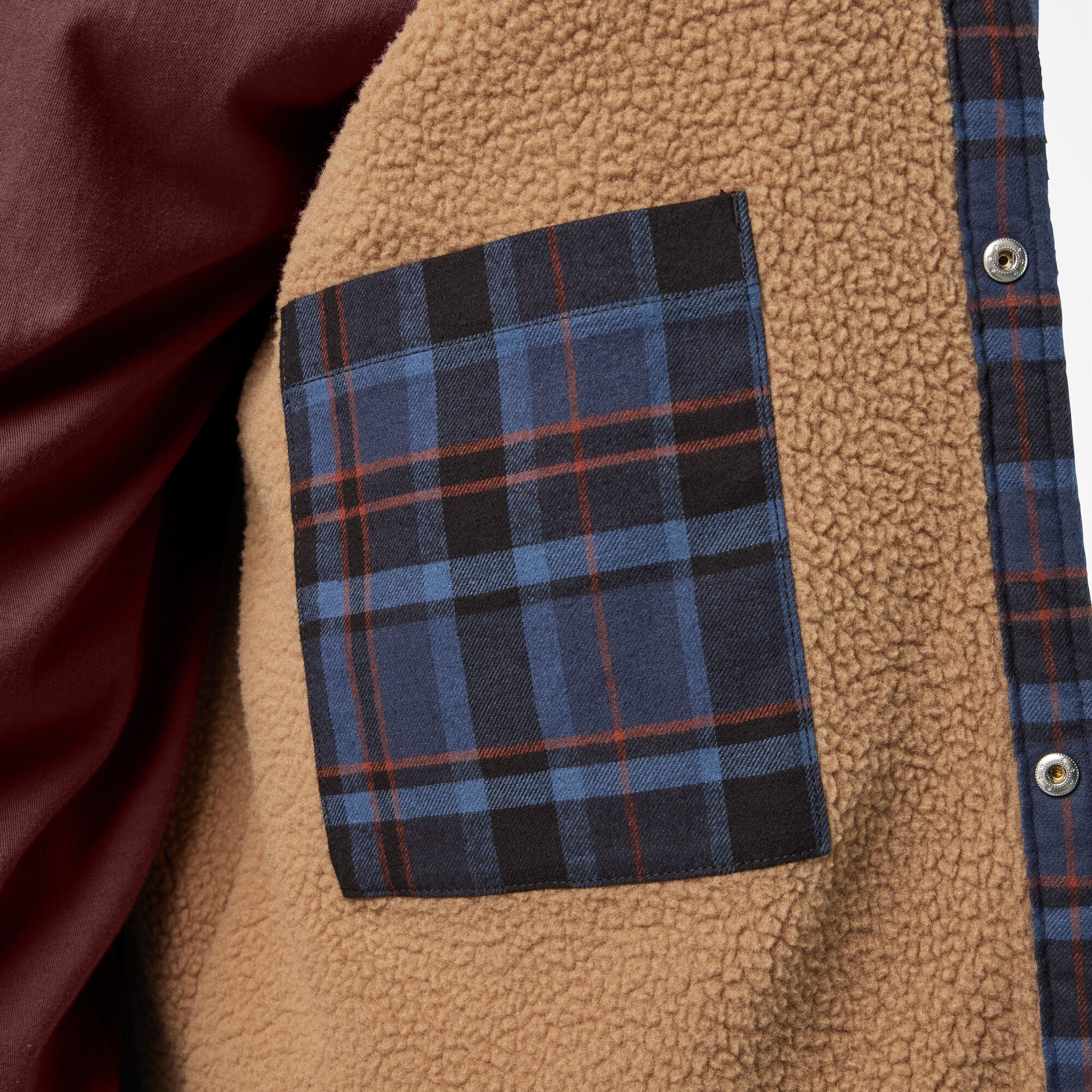 Water Repellent Fleece-Lined Flannel Shirt Jacket | Dickies sale