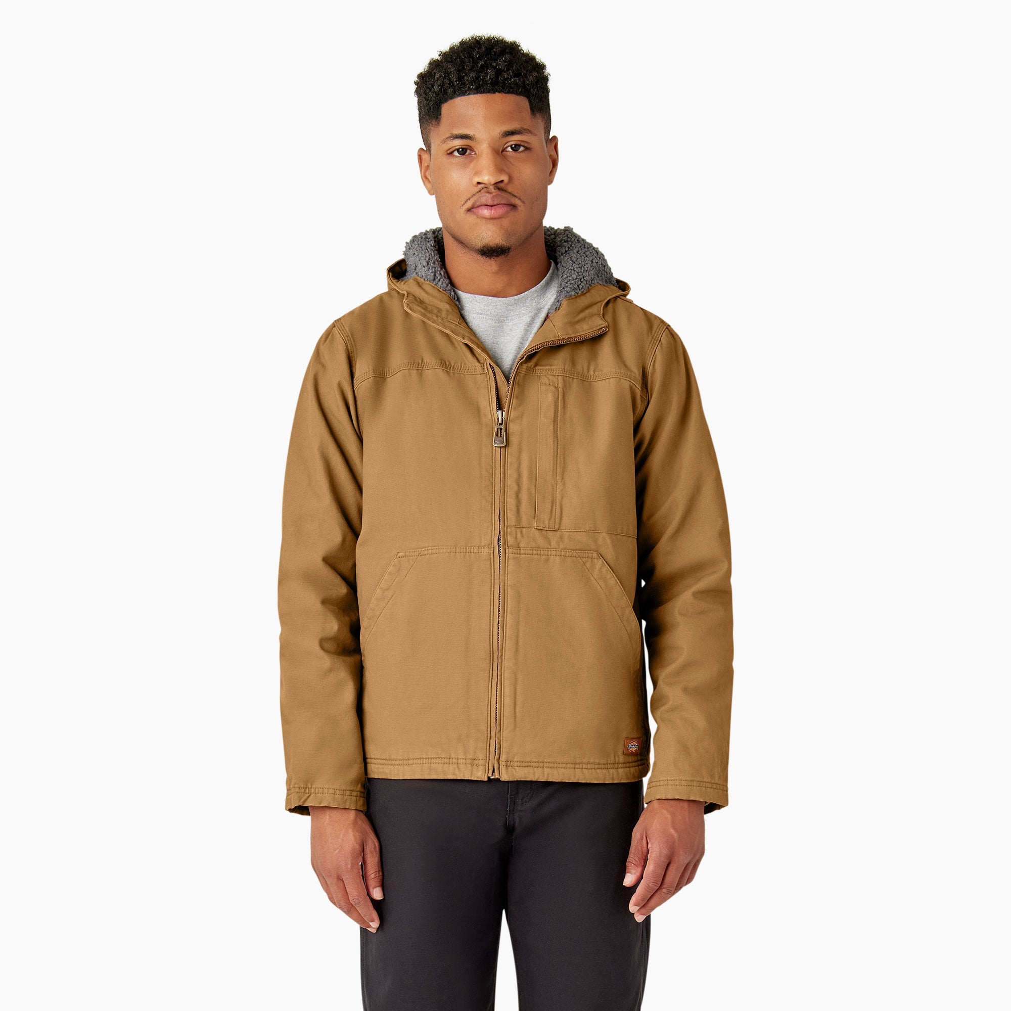 Duck Canvas High Pile Fleece Lined Jacket | Dickies on sale