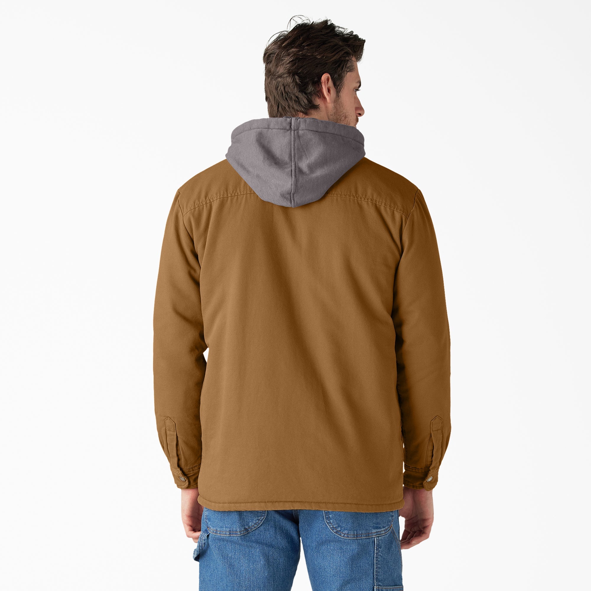 Water Repellent Duck Hooded Shirt Jacket | Dickies online