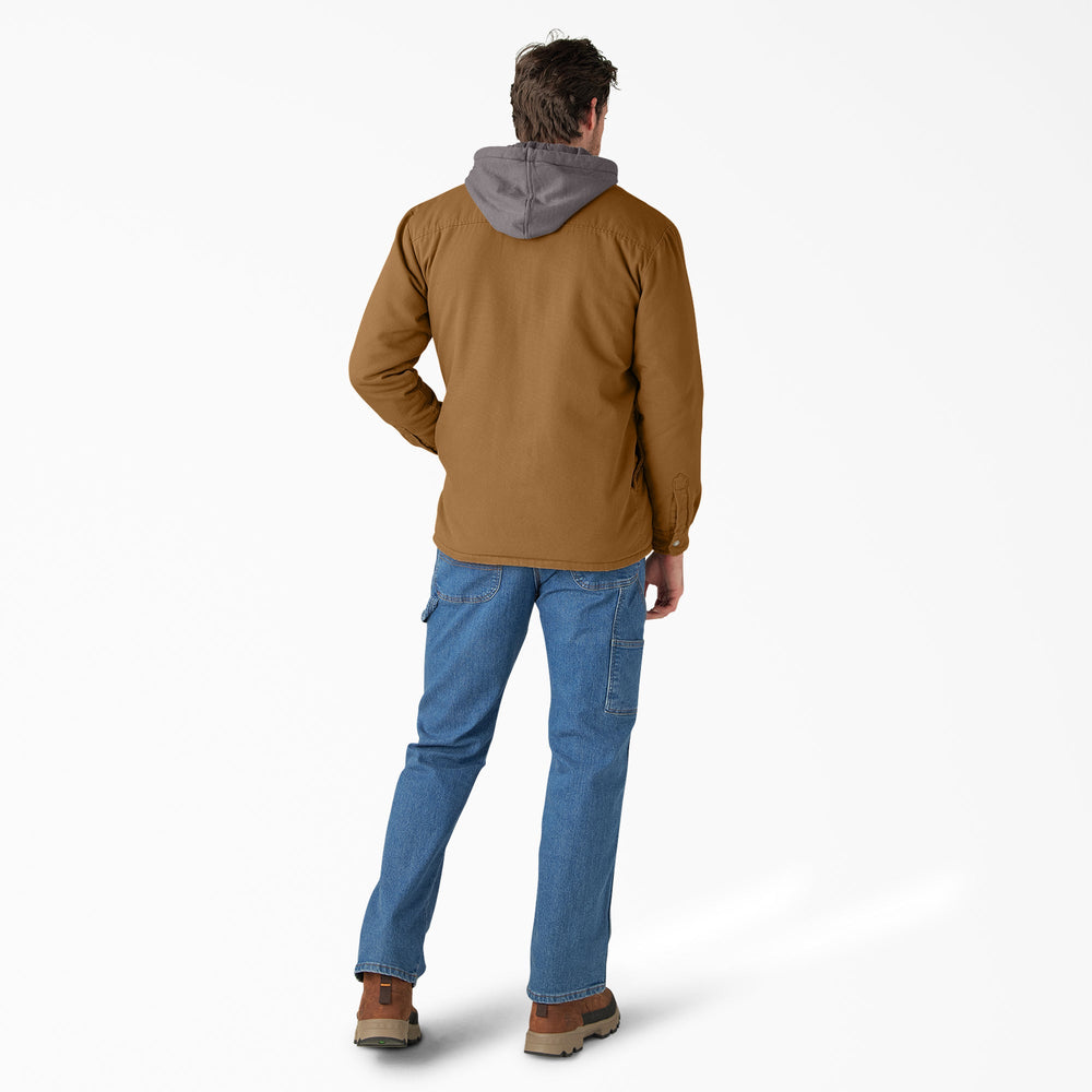 Water Repellent Duck Hooded Shirt Jacket | Dickies online