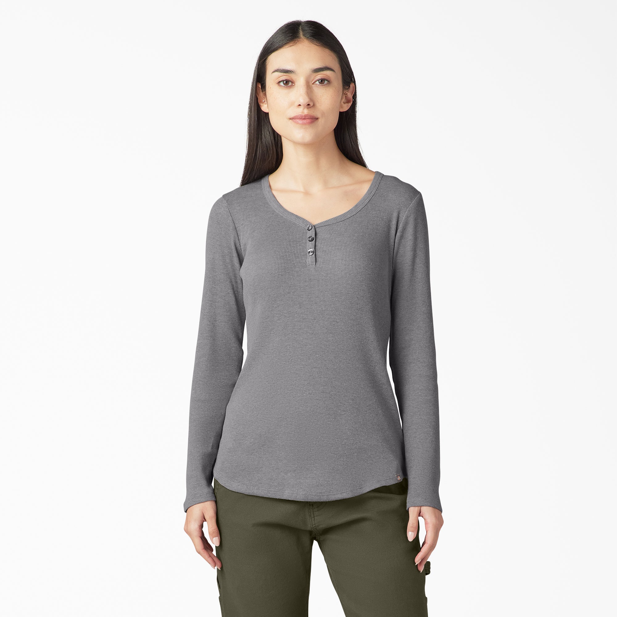 Women's Henley Long Sleeve Shirt | Dickies sale