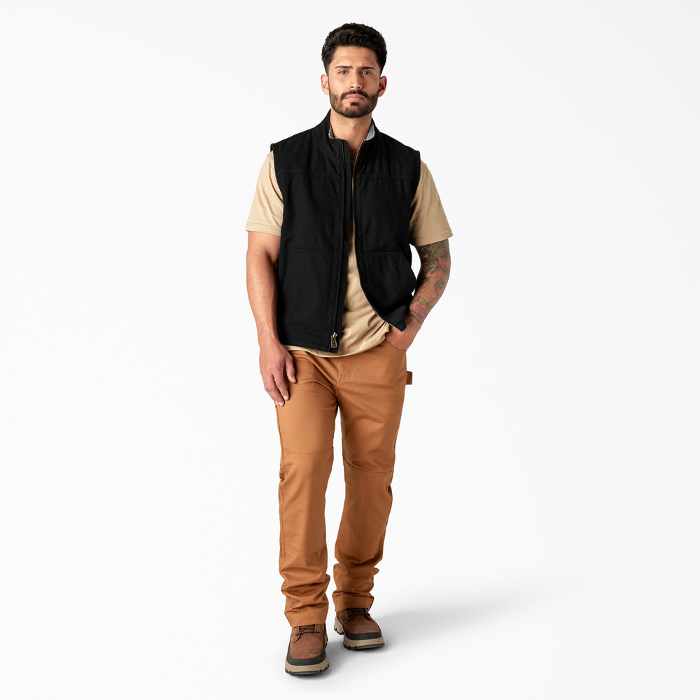Duck Canvas High Pile Fleece Lined Vest | Dickies outlet