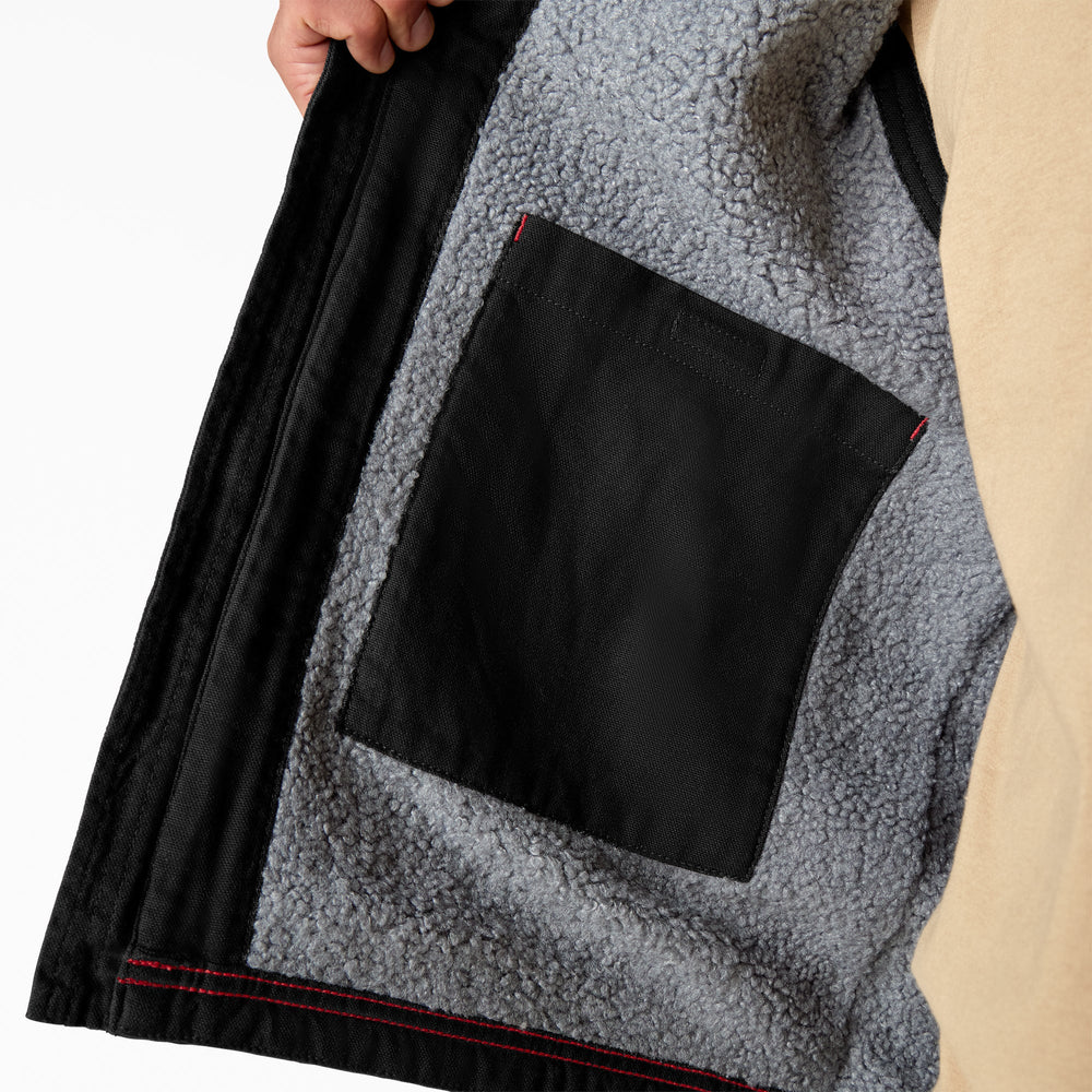 Duck Canvas High Pile Fleece Lined Vest | Dickies outlet