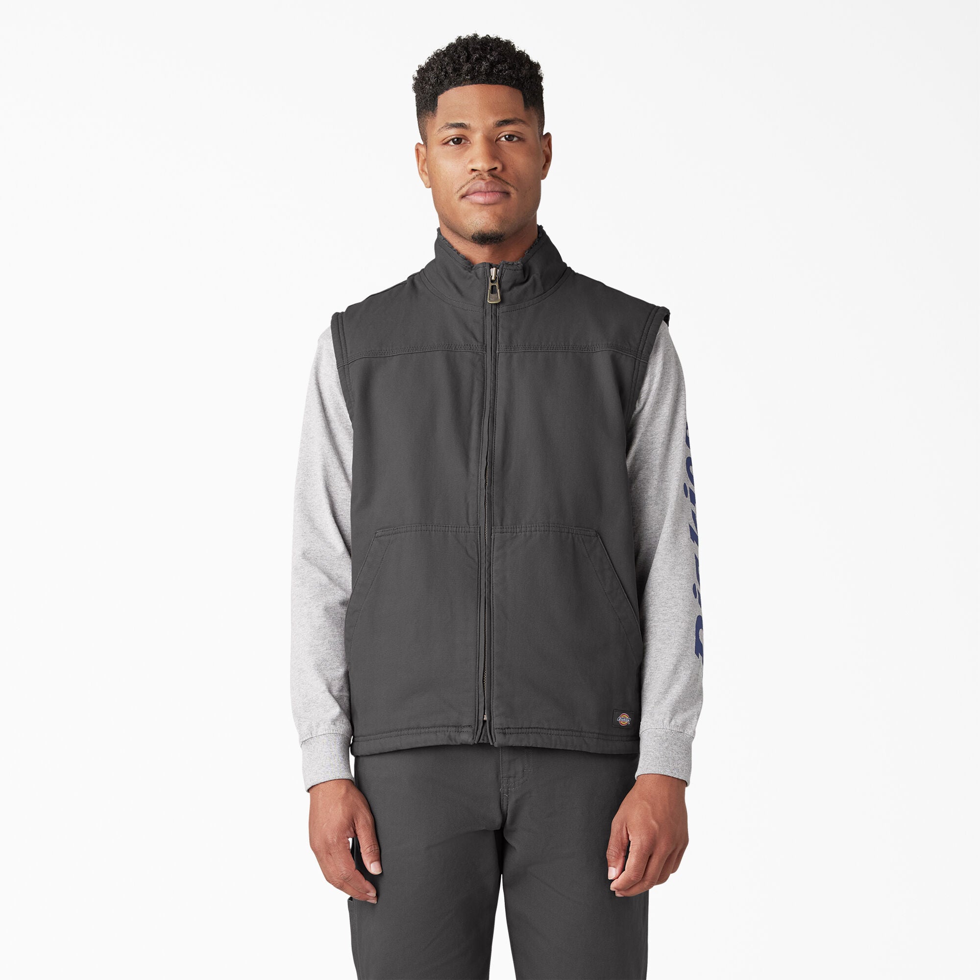 Duck Canvas High Pile Fleece Lined Vest | Dickies outlet