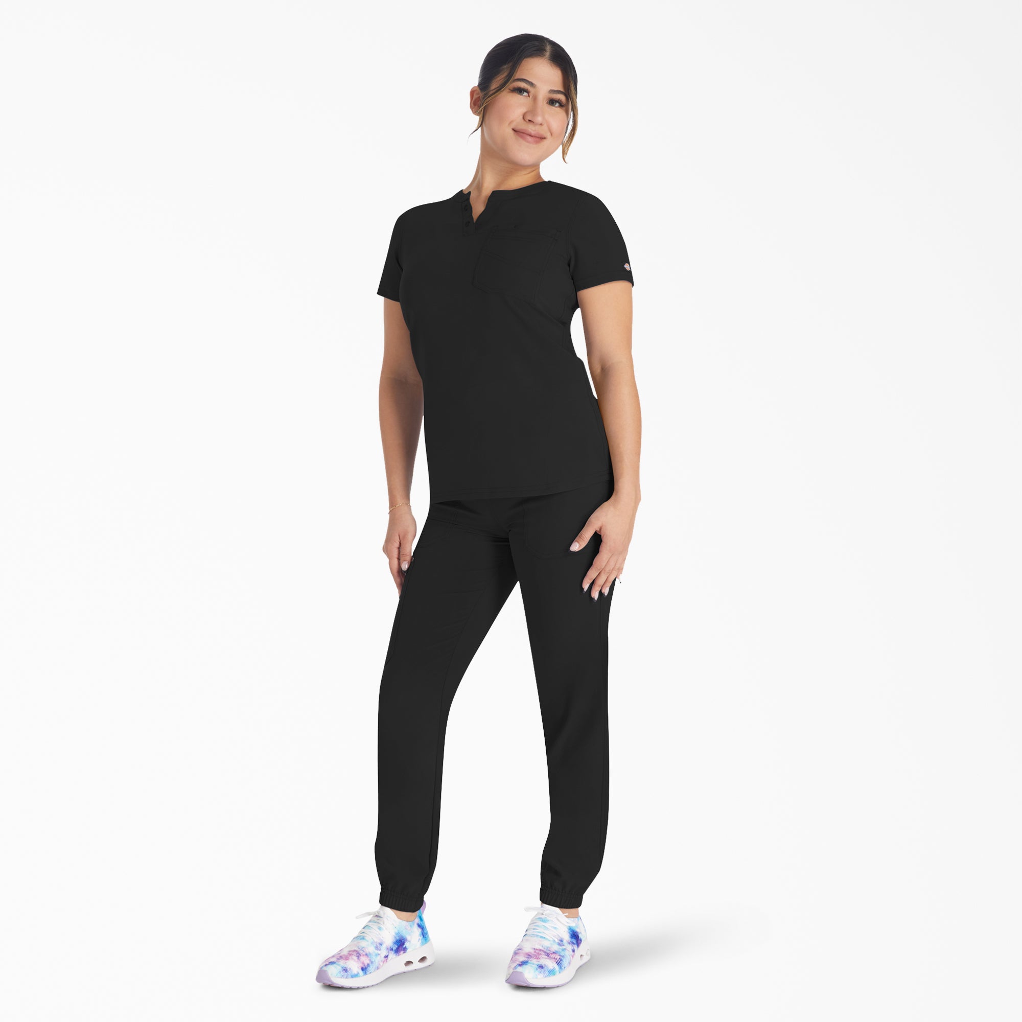 Women's EDS NXT Henley Scrub Top | Dickies for sale
