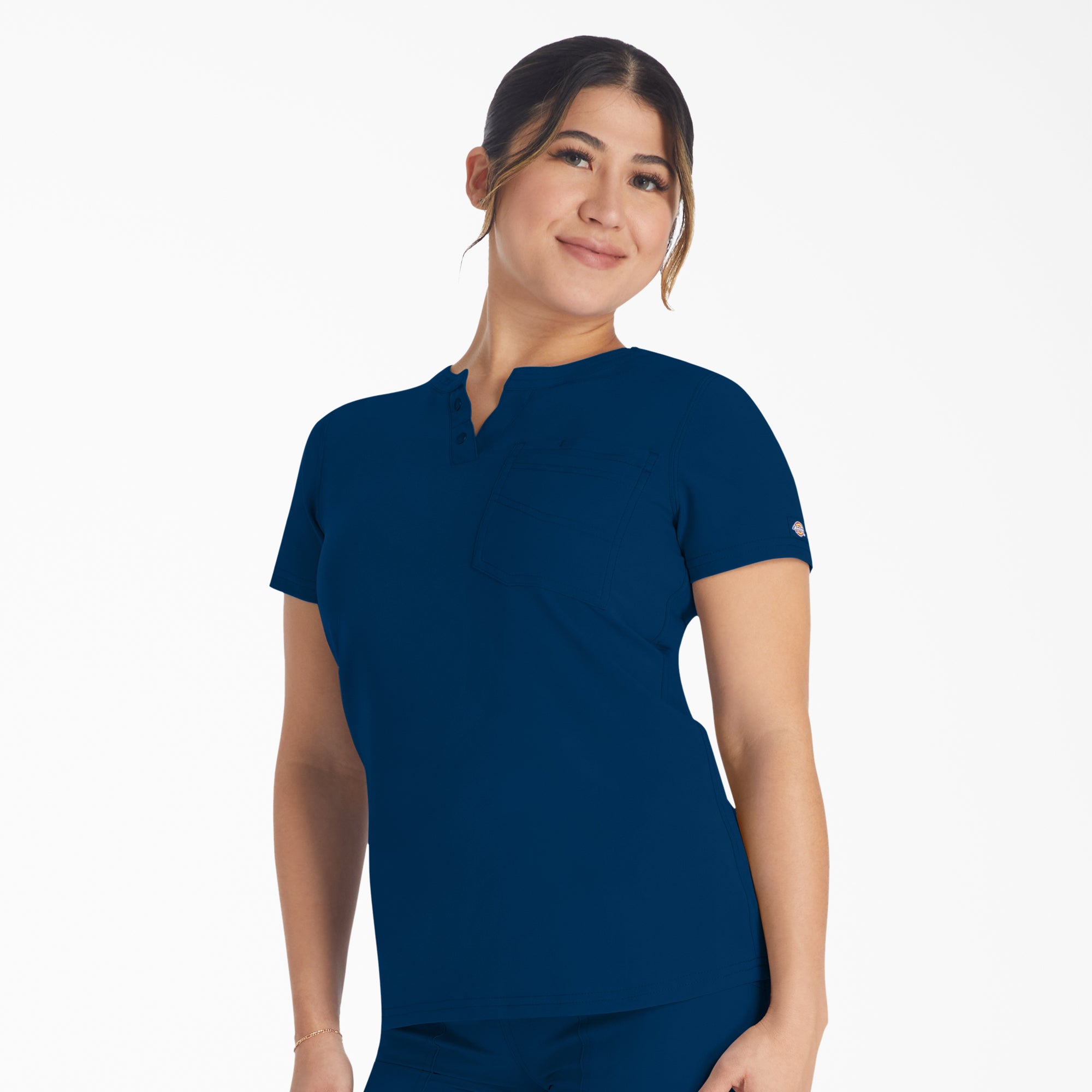 Women's EDS NXT Henley Scrub Top | Dickies for sale