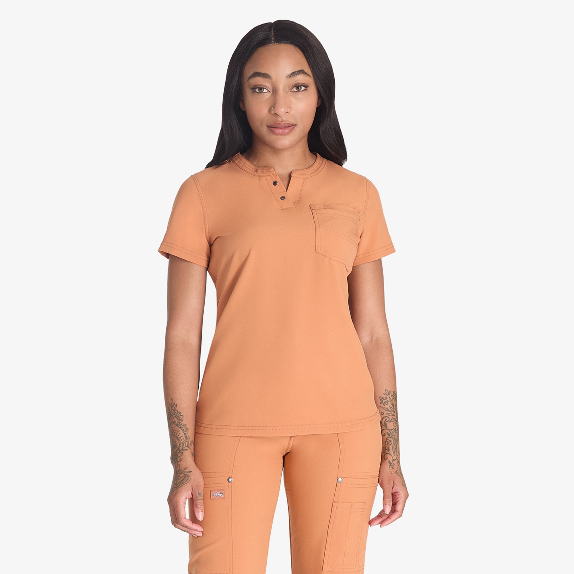 Women's EDS NXT Henley Scrub Top | Dickies for sale