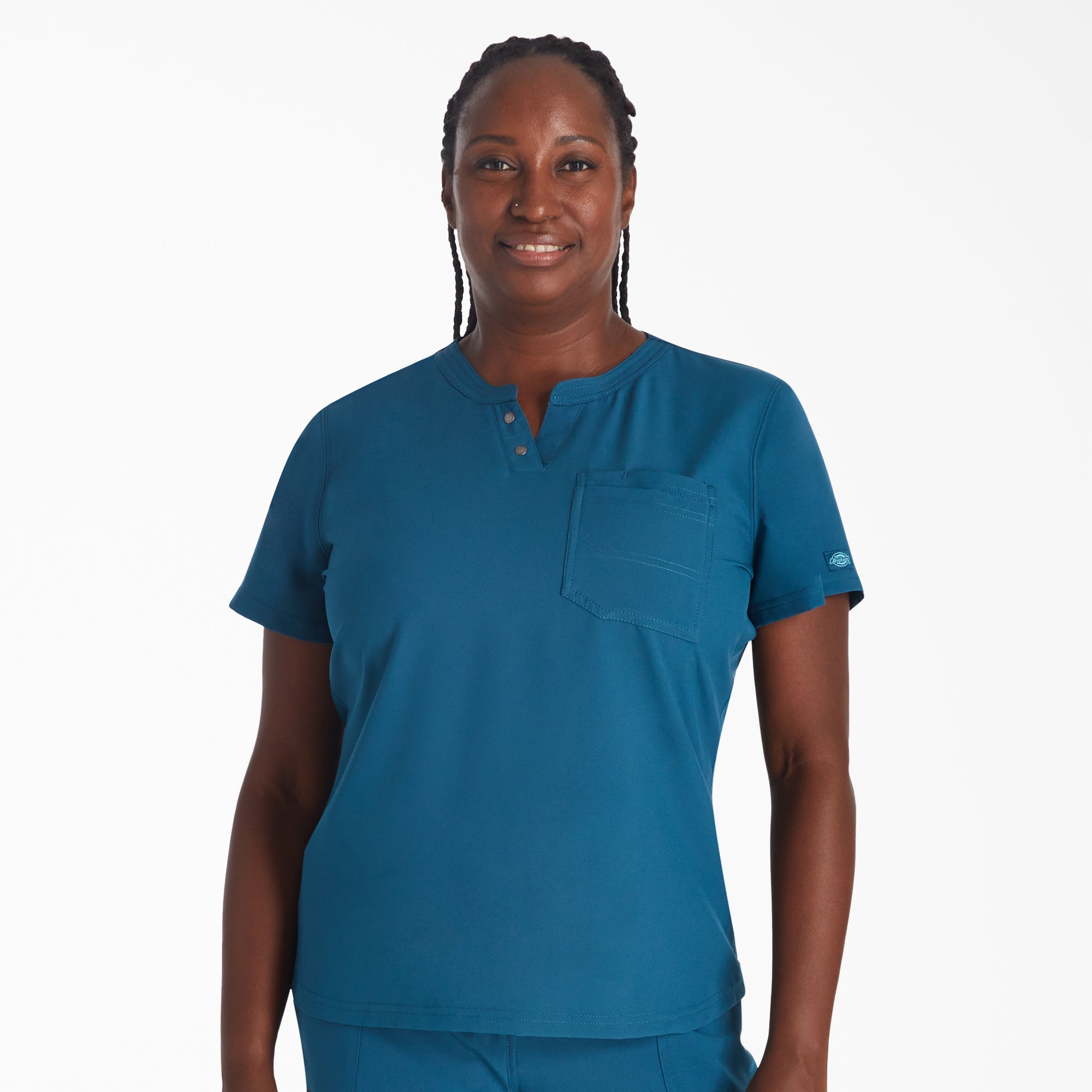 Women's EDS NXT Henley Scrub Top | Dickies for sale